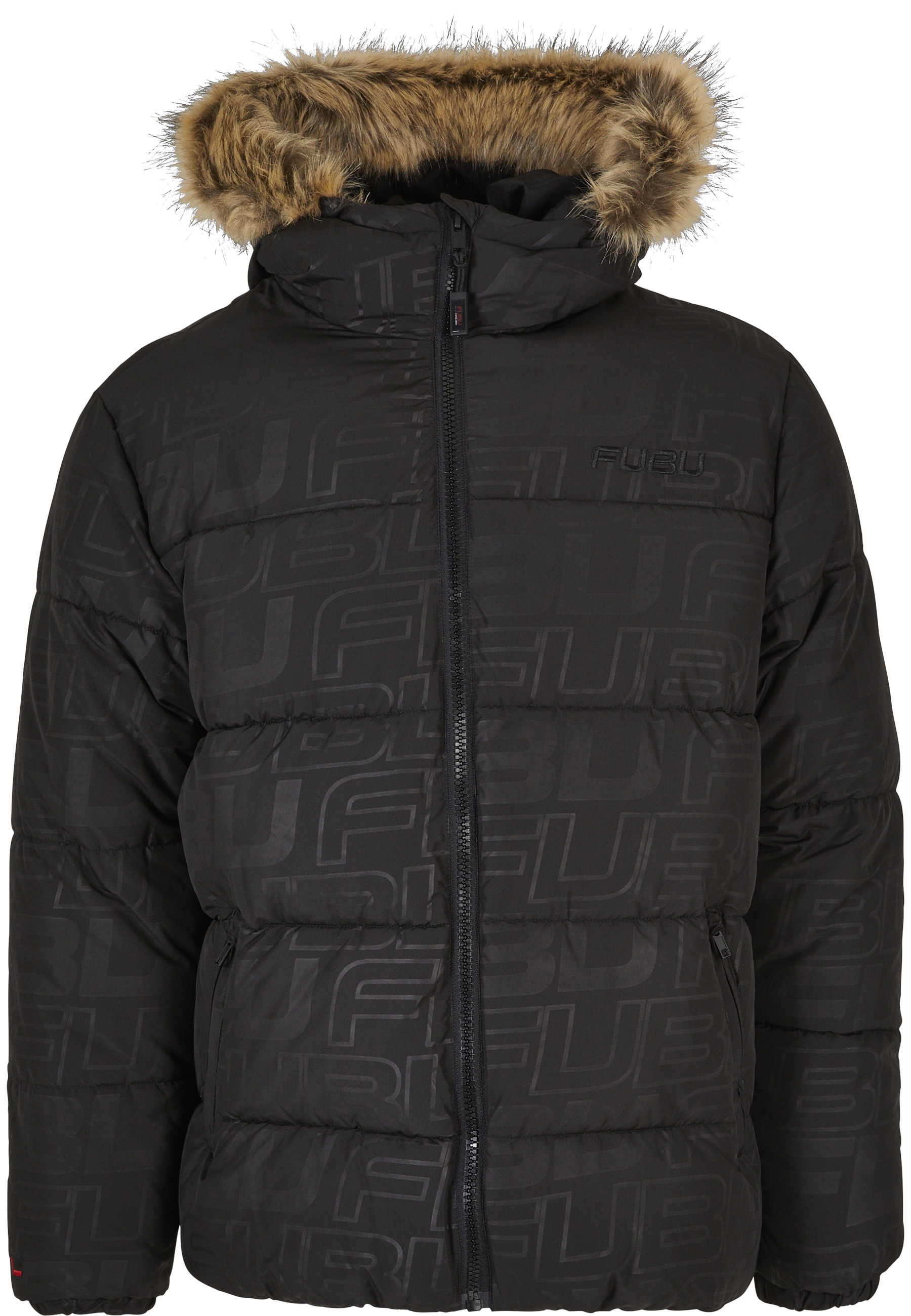 Fubu Winterjacke "Fubu Herren FM224-039-2 FUBU Corporate AOP Puffer Jacket" günstig online kaufen