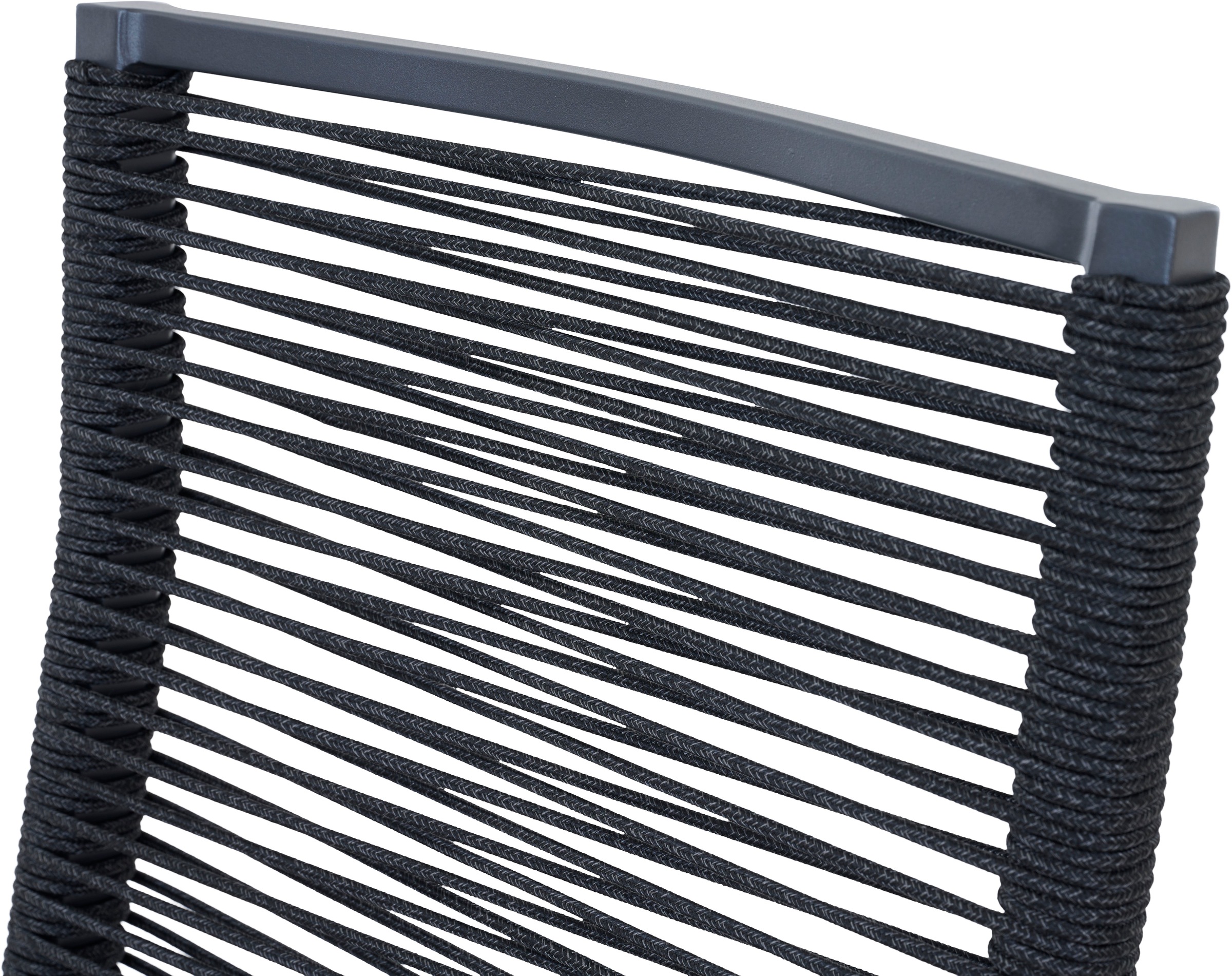 Siena Garden Gartensessel »BOLOGNA Move Sessel« Aluminiumgestell, Rope Geflecht, Armlehnen aus Teak FSC 100%