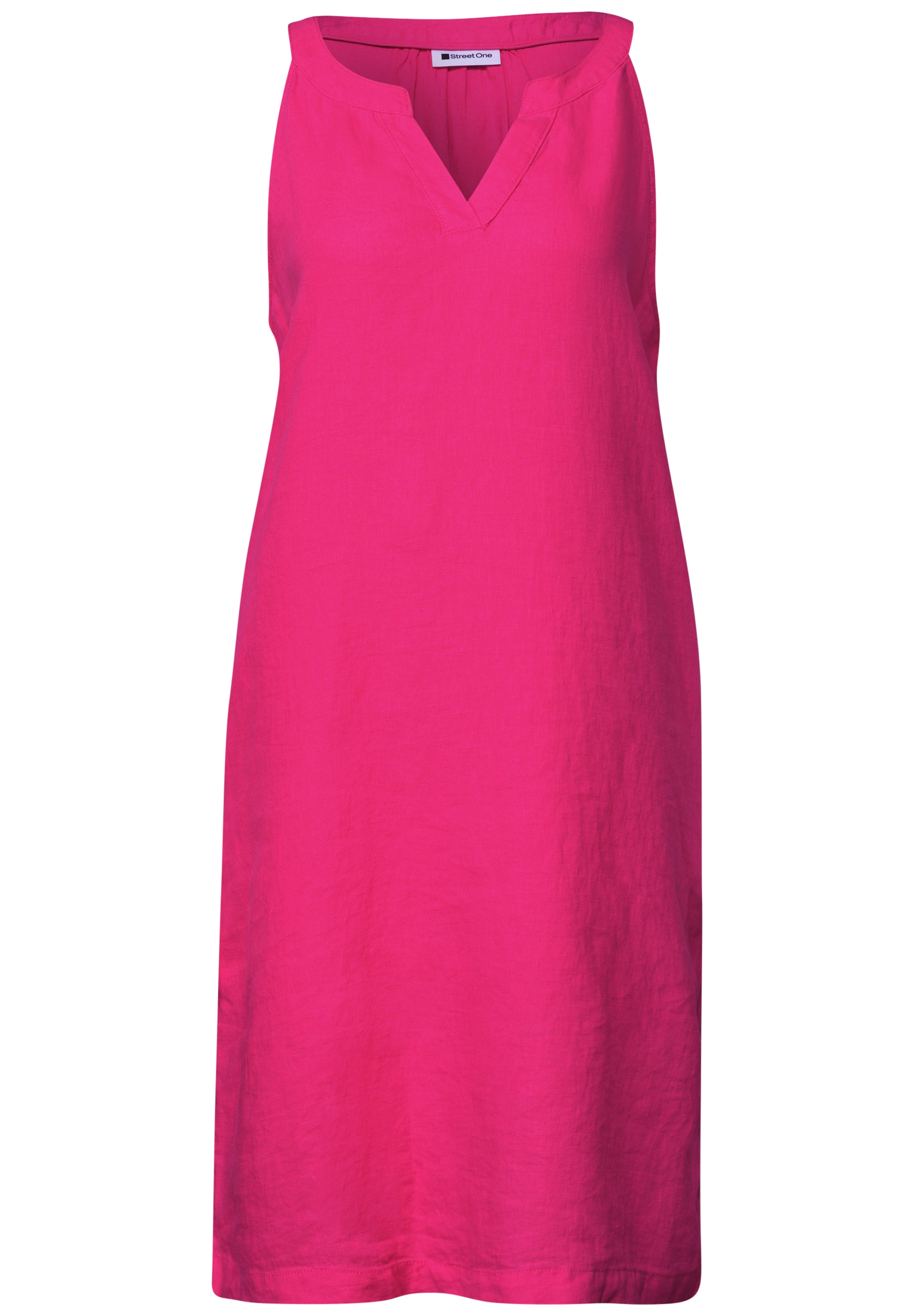 STREET ONE Sommerkleid Eingrifftaschen Sommerkleid aus Leinen