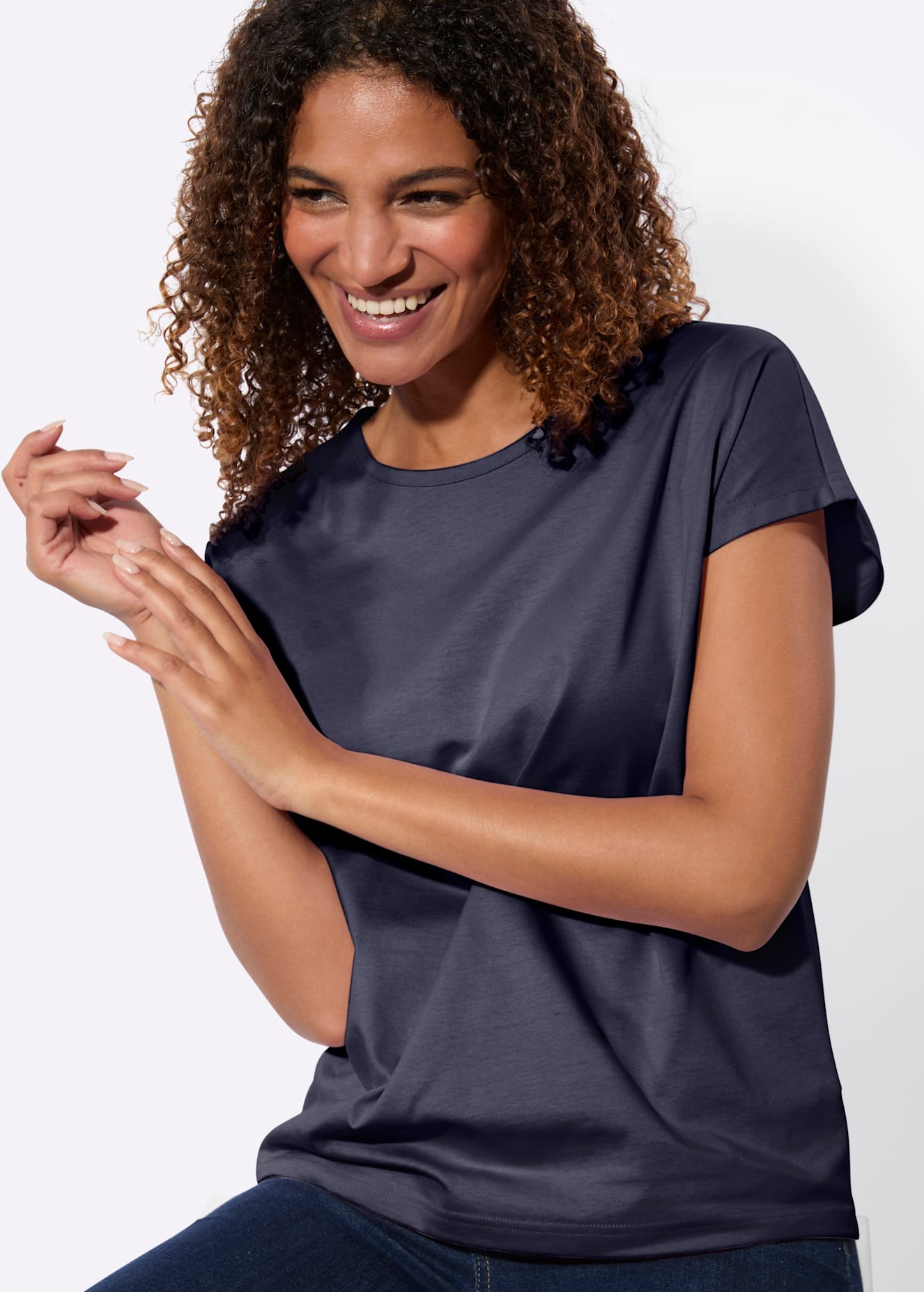 Thumbnail - Casual Looks Rundhalsshirt "2er-Pack Shirts" 2 tlg.