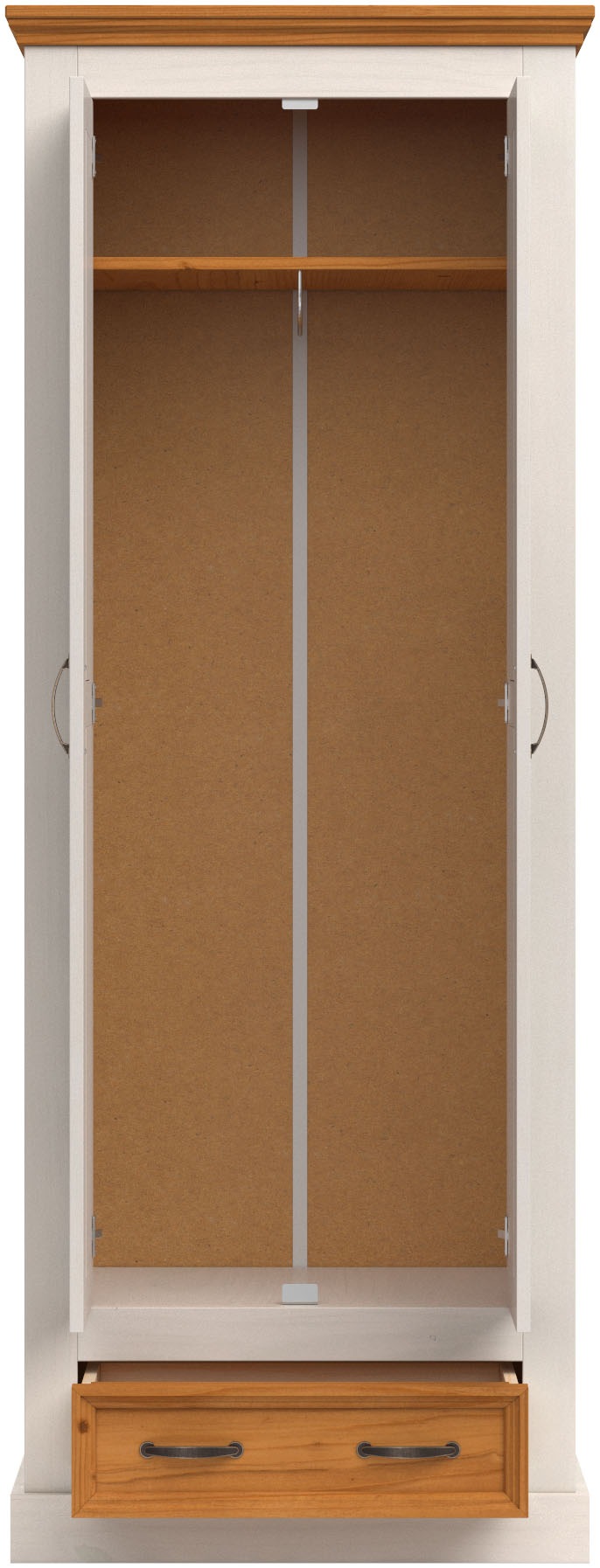 Home affaire Garderobenschrank »Selma«, mit 1 Boden und Ausziehkleiderstange, Breite 70 cm