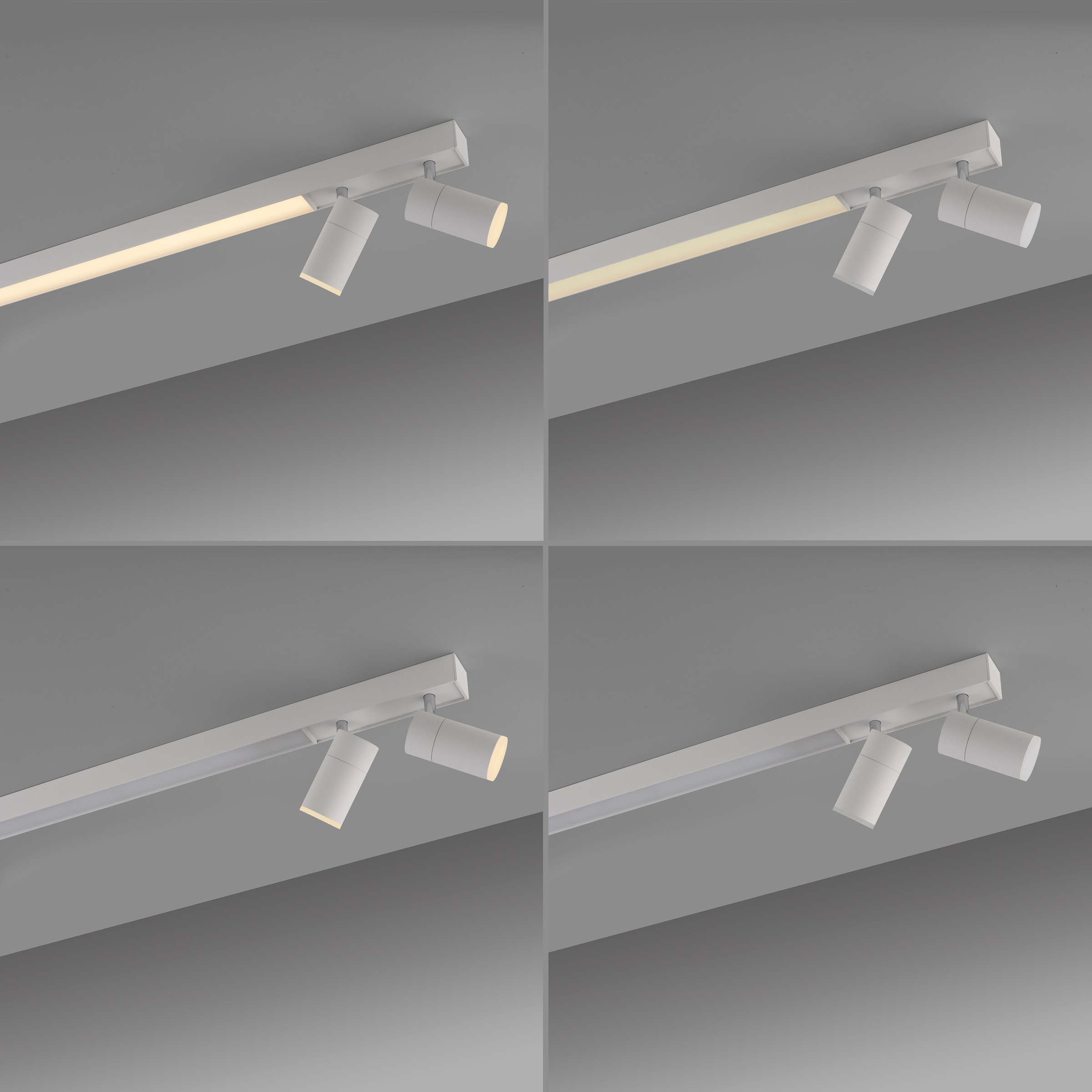 Neuhaus PURE LED Deckenleuchte »PURE Lines Spot« LED-Board 1 Stk. warmweiß - kaltweiß Spots dreh- &schwenkbar, CCT, dimmbar, Fernbedienung