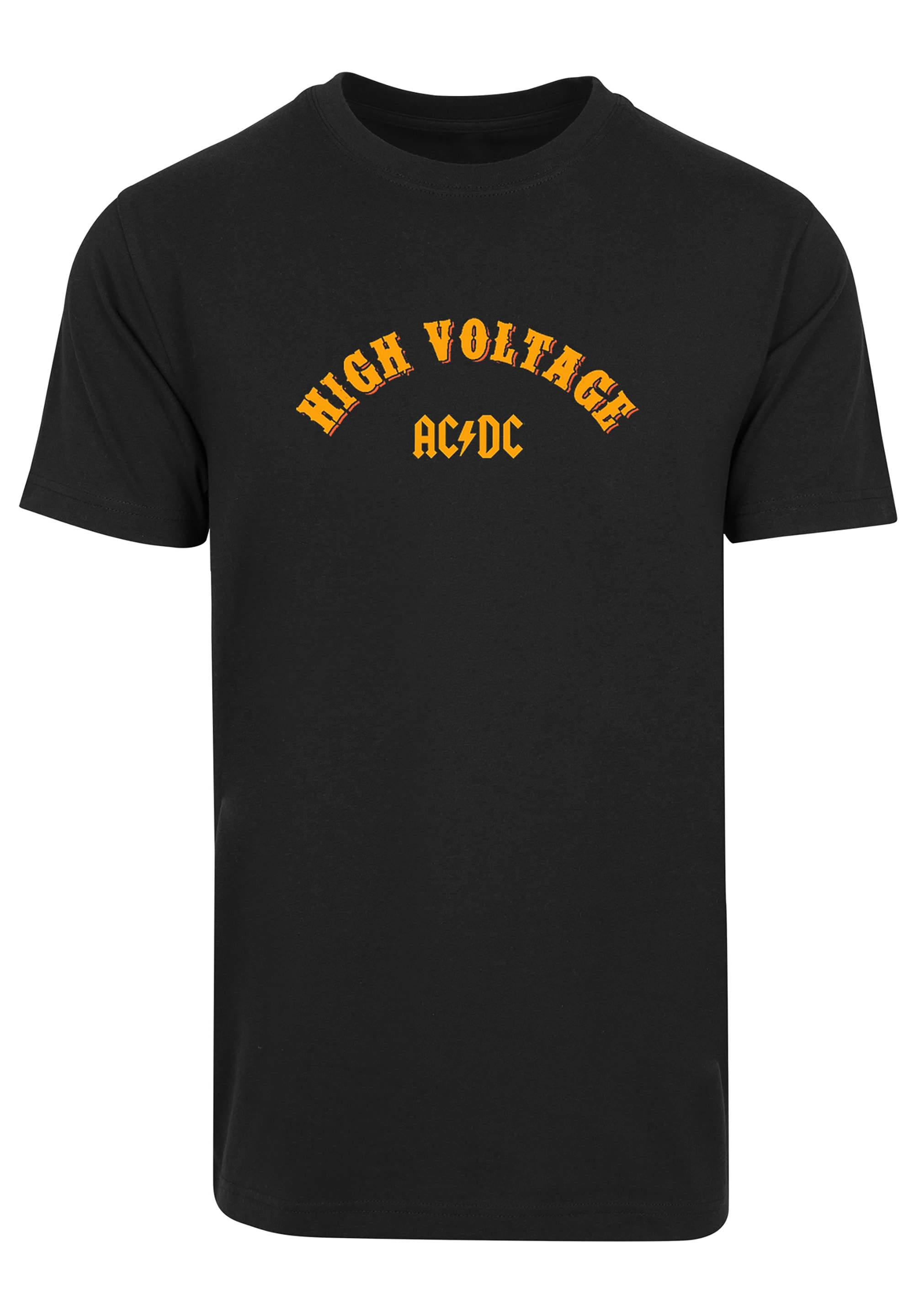 F4NT4STIC T-Shirt »ACDC High Voltage Collegiate«, Herren,Premium Merch,Regular-Fit,Basic,Bandshirt