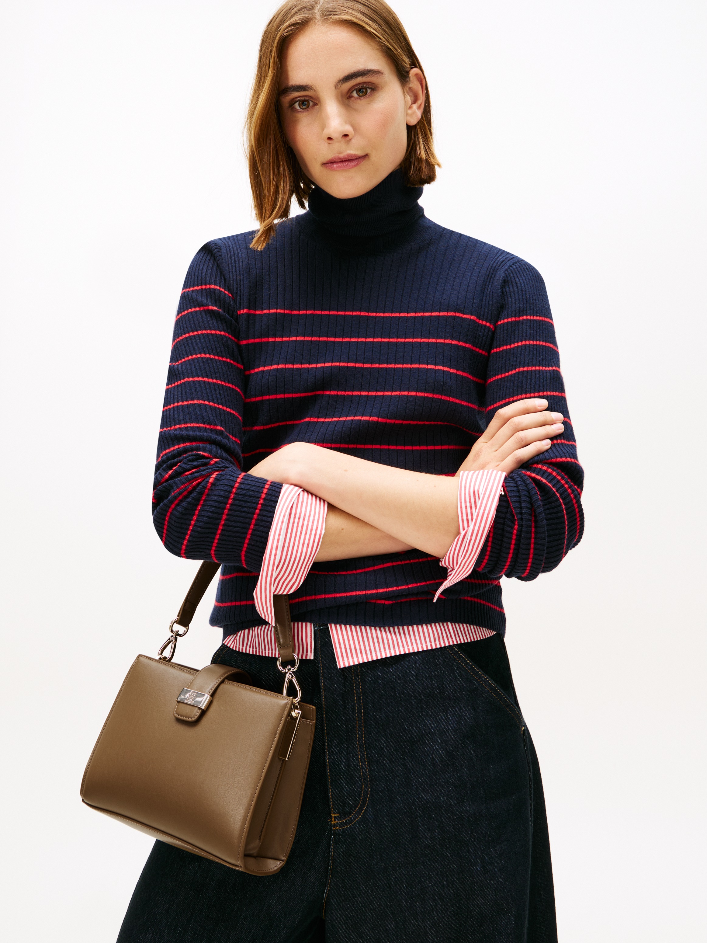 Tommy Hilfiger Satchel "TH HERITAGE MINI SATCHEL", Damen Umhängetasche, Tra günstig online kaufen