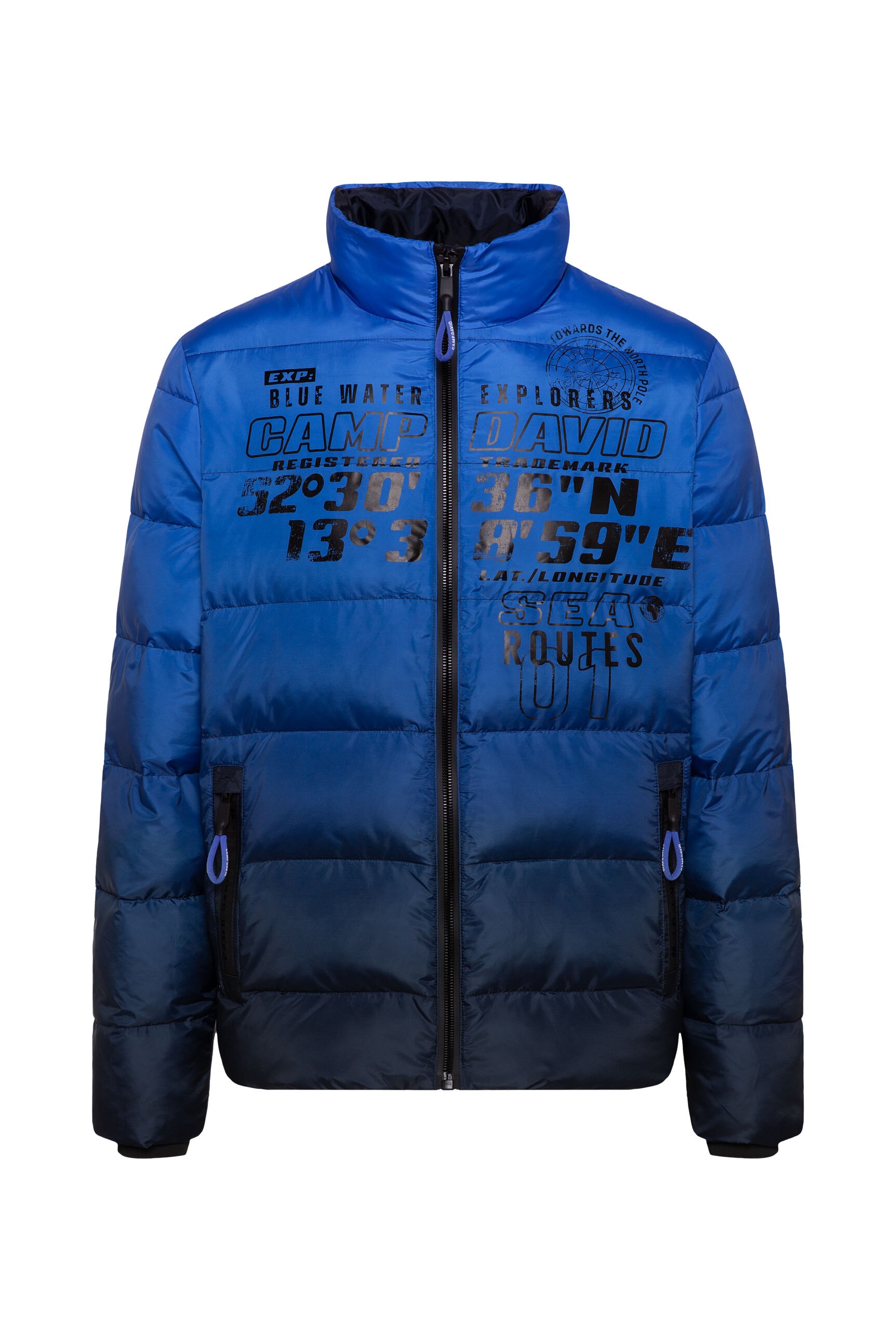 CAMP DAVID Winterjacke ohne Kapuze mit Windbreaker-Bündchen