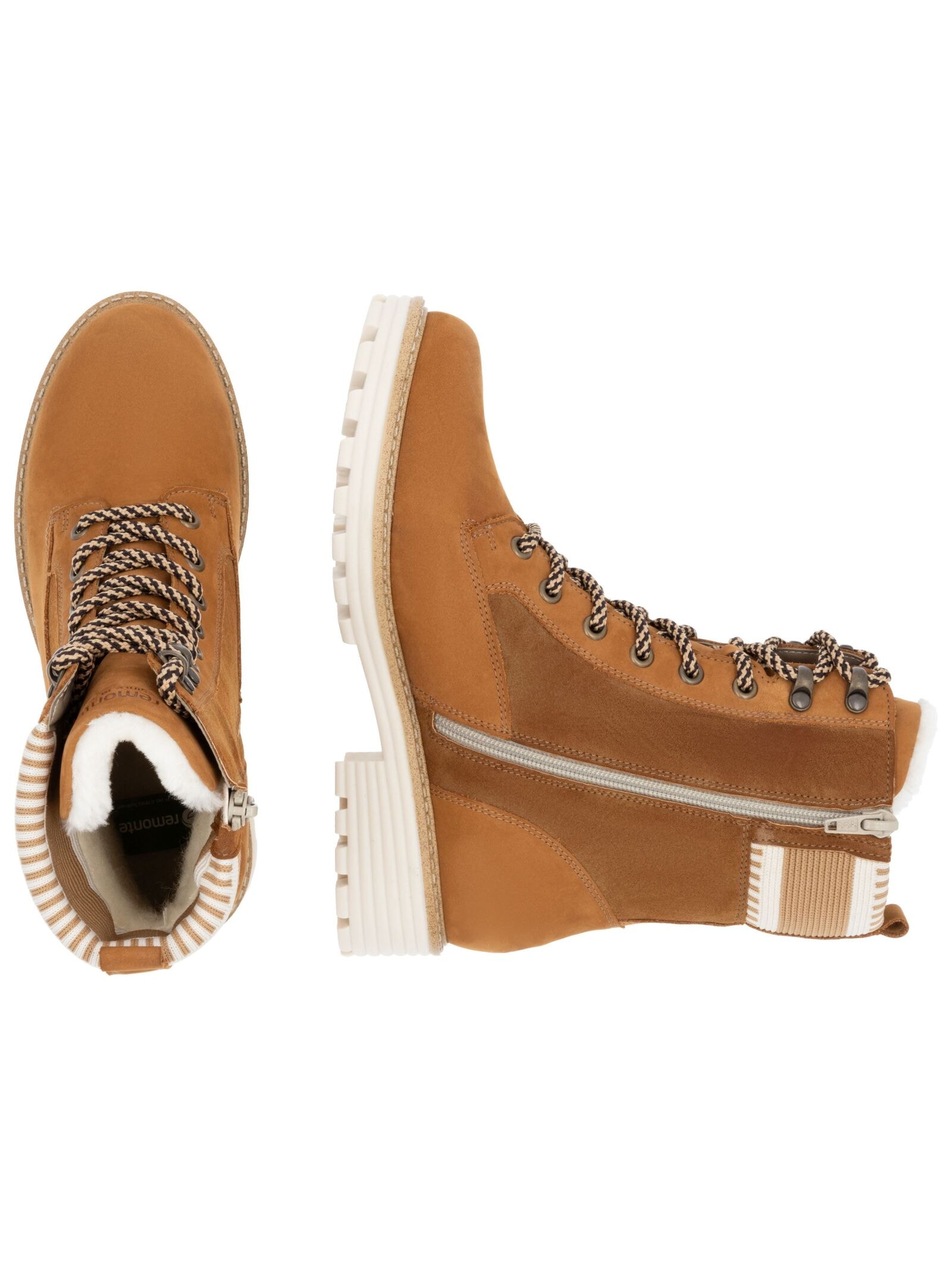 Remonte Schnürstiefelette »Remonte Stiefelette Veloursleder«