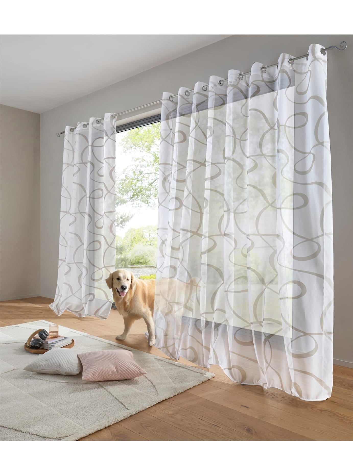 heine home Gardine Ösen 2 Stk. tlg. günstig online kaufen