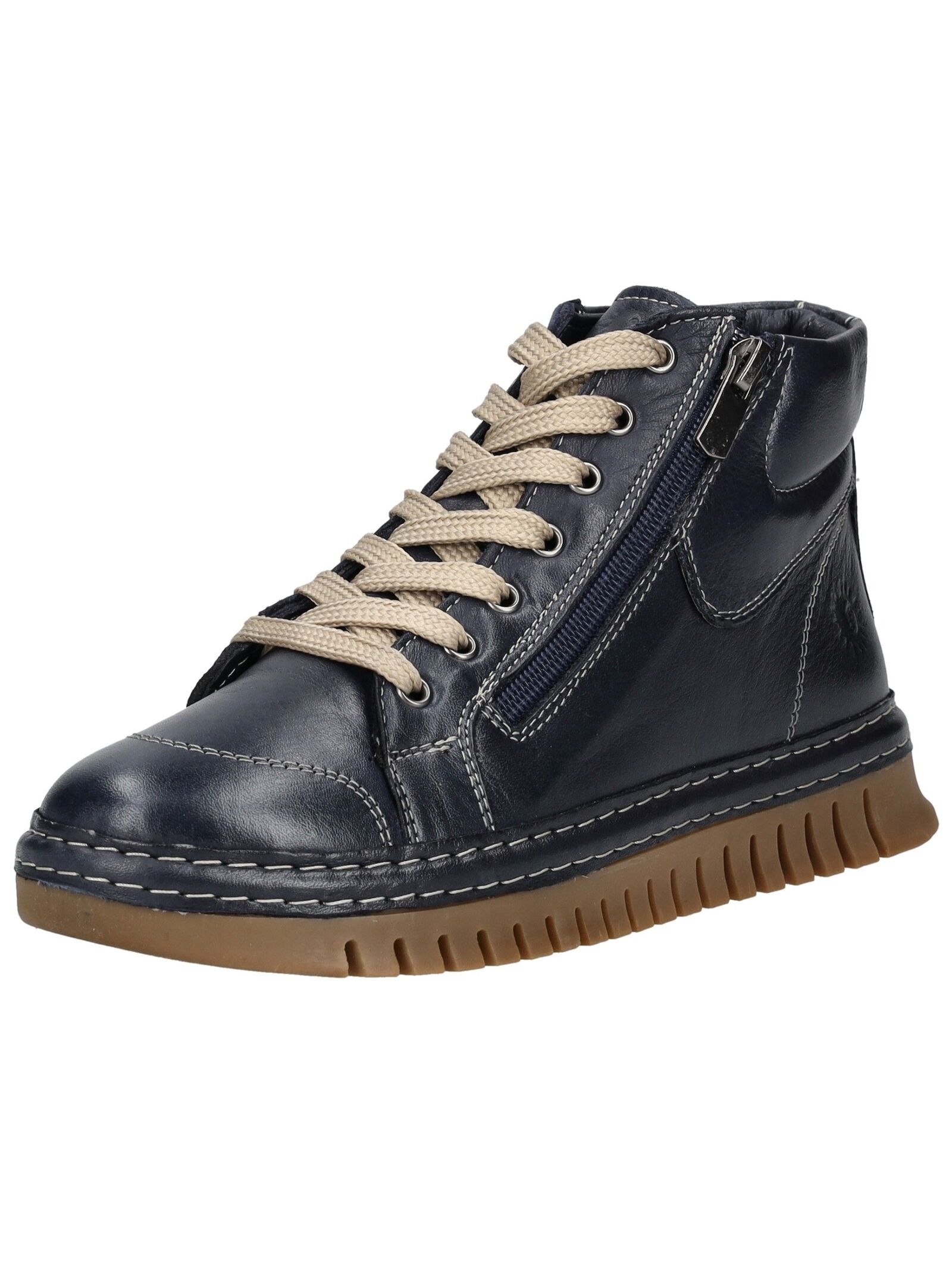 COSMOS Comfort Schnürstiefelette "COSMOS Comfort Stiefelette Leder" günstig online kaufen