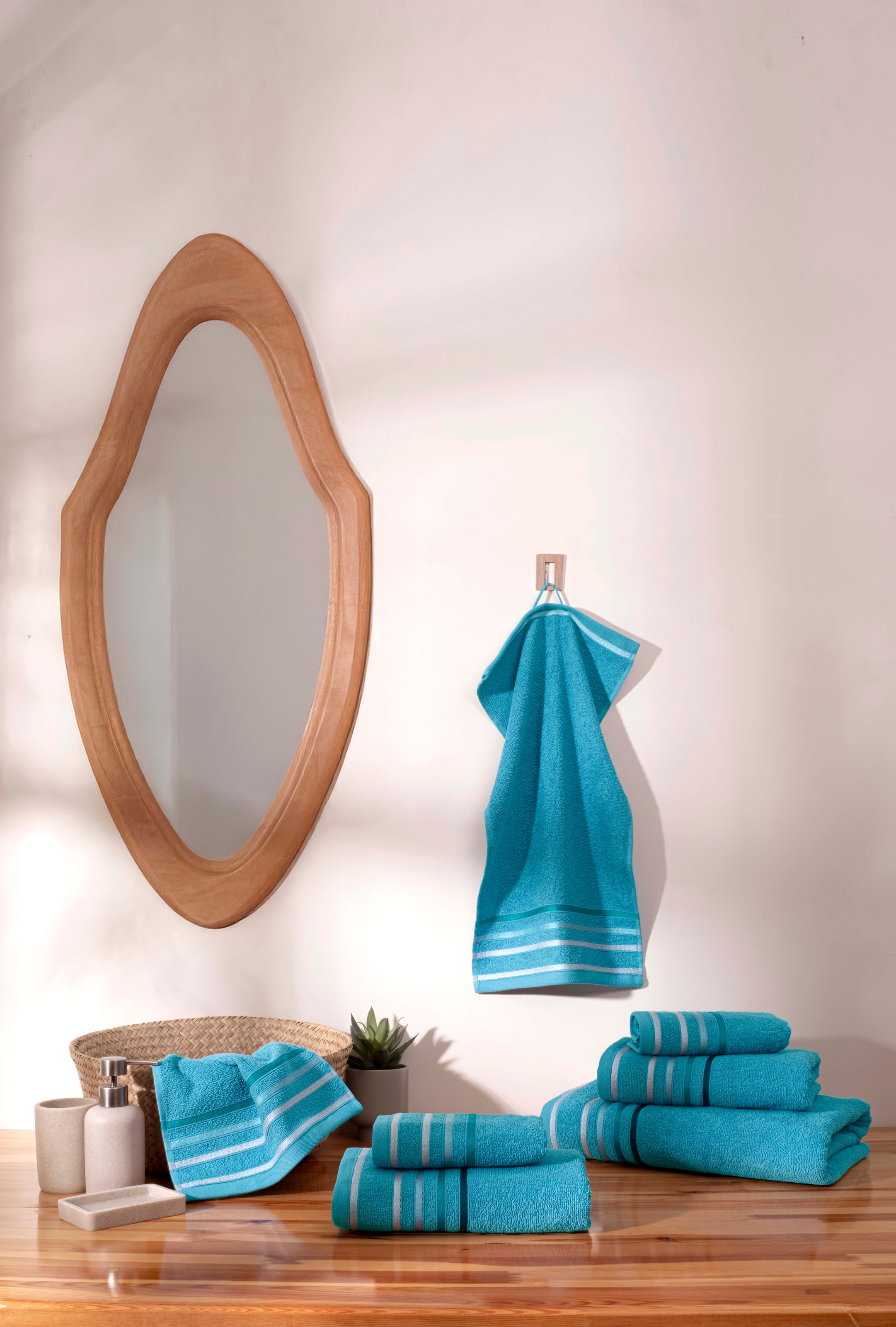 OTTO home Handtuch Set "Niki, Duschtuch, Handtücher und Gästetücher" Set Wa günstig online kaufen