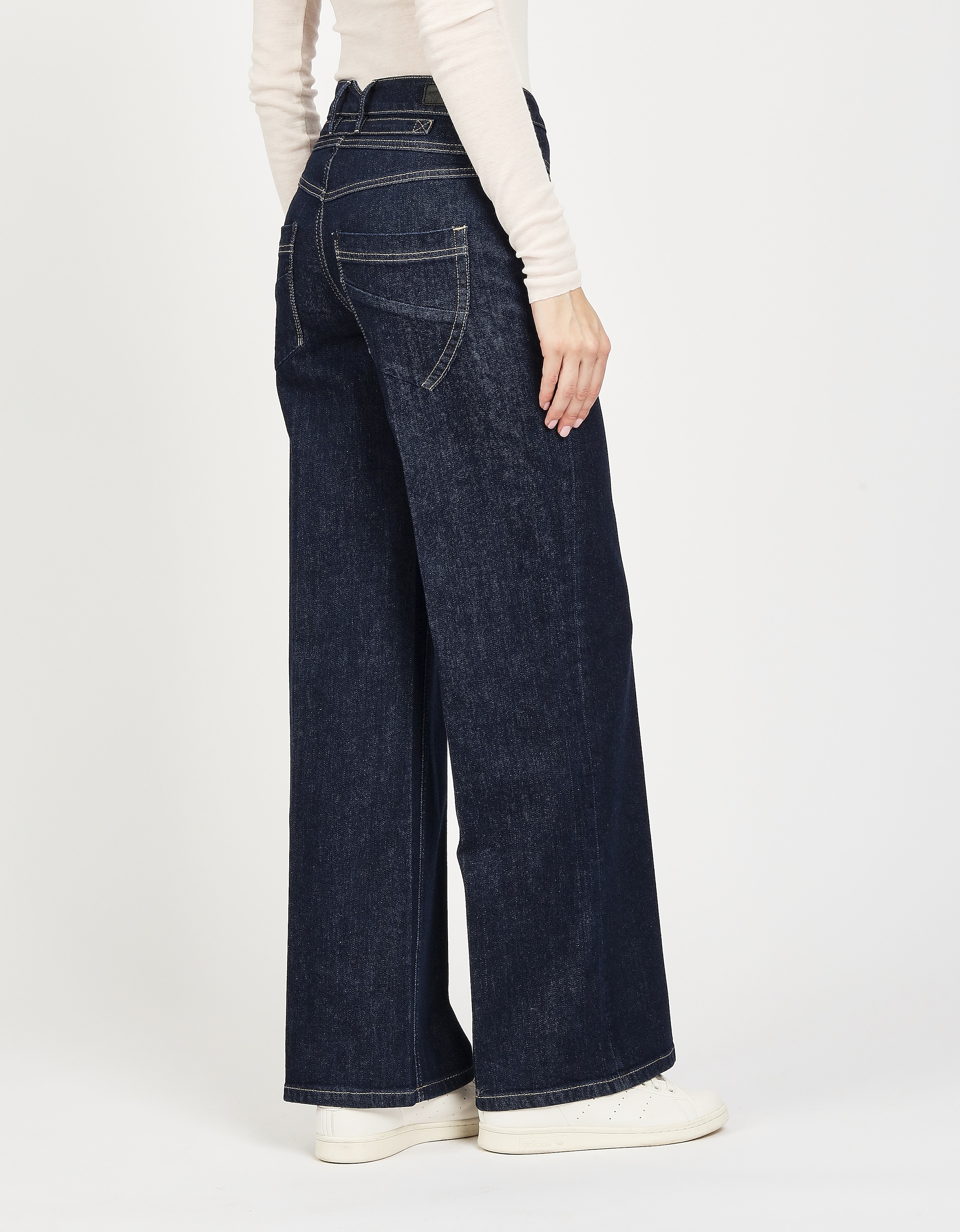 GANG Weite Jeans »94MEDINA WIDE«, mit Knopfverschluss