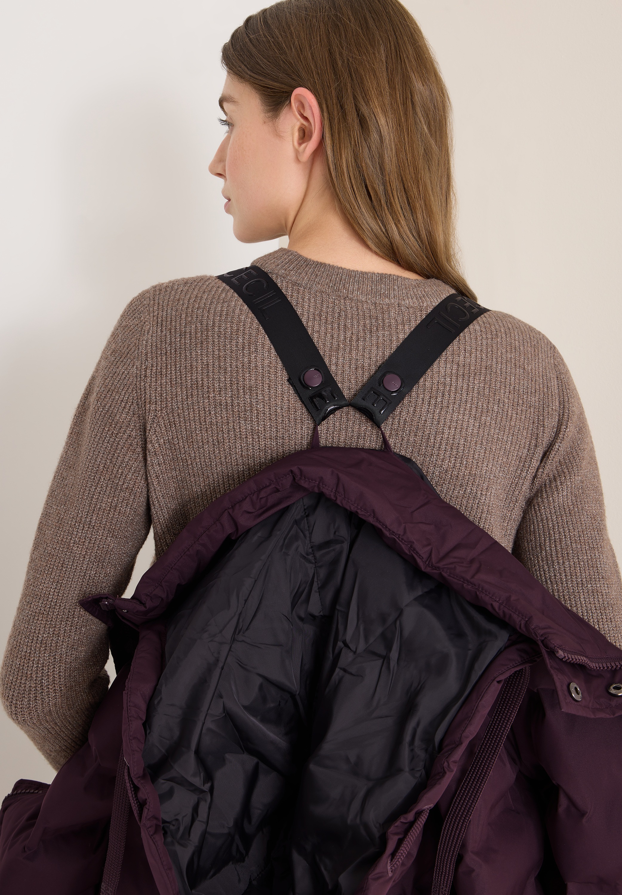 Thumbnail - Cecil Steppmantel mit Kapuze