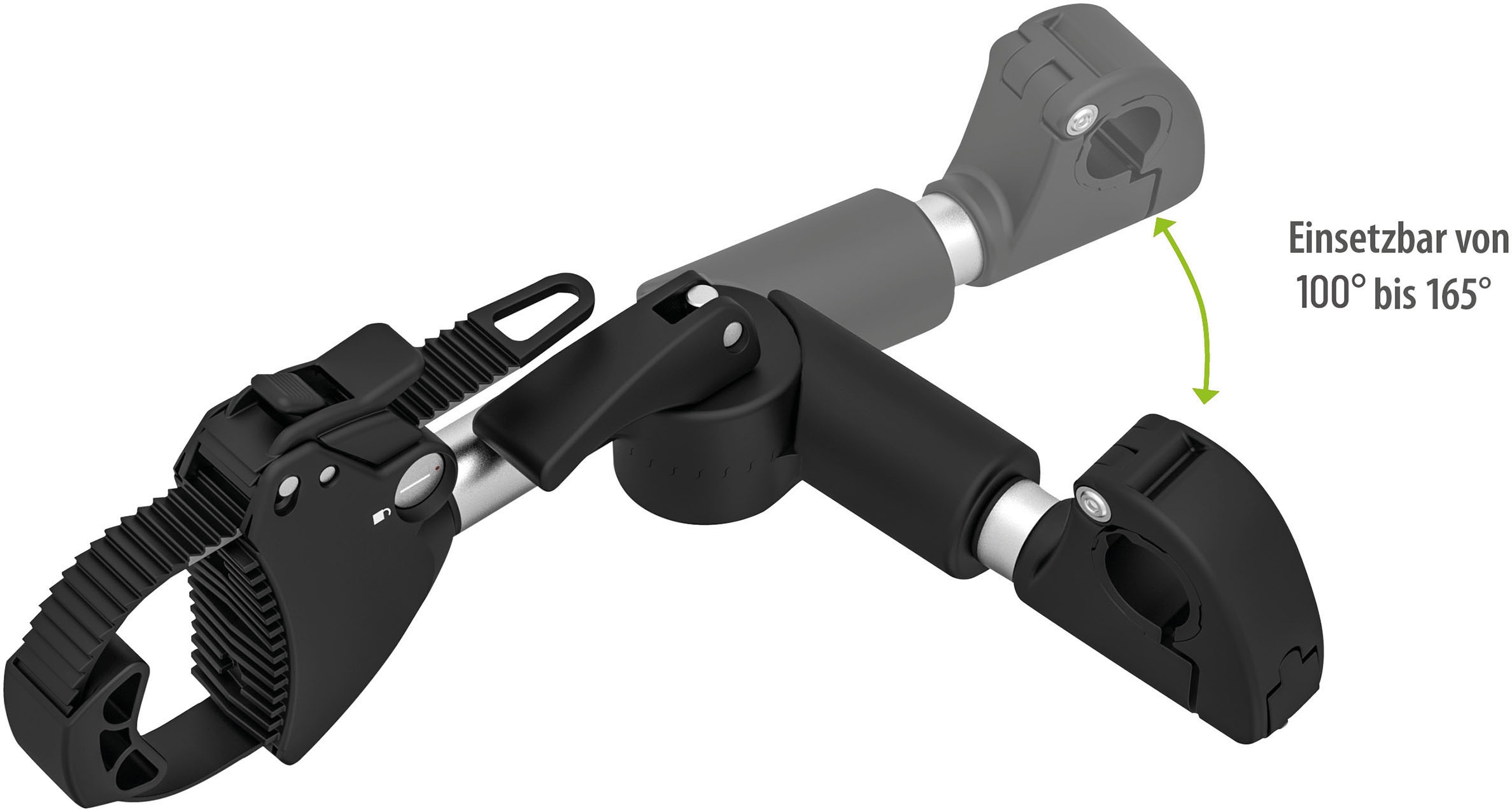 EUFAB Fahrradträger-Rahmenhalter »Verstellbarer Strap-Rahmenhalter 27cm«