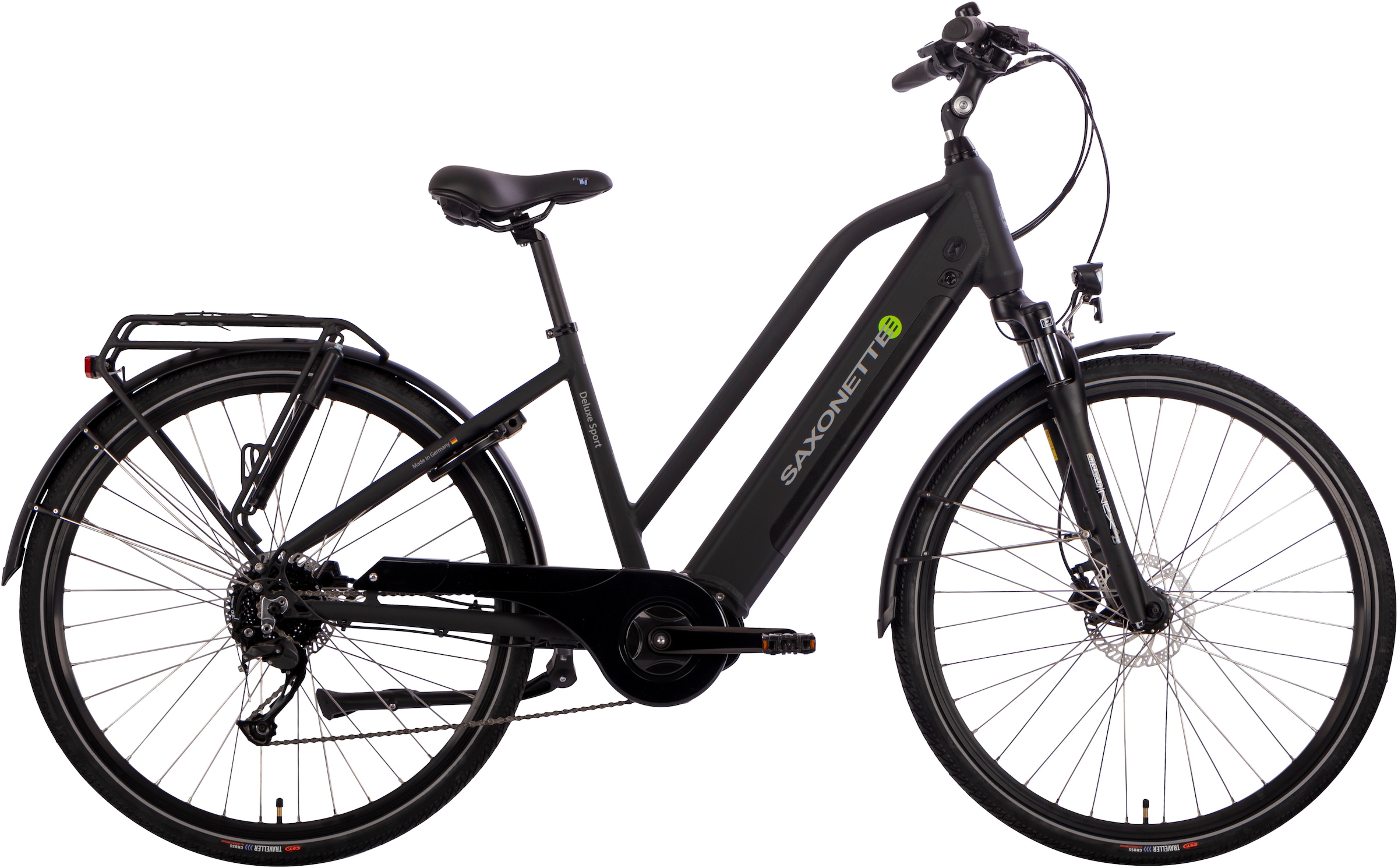 E-Bike »Deluxe Sport Lady«, 9 Gang, Shimano, Alivio, Mittelmotor 250 W, Pedelec,...