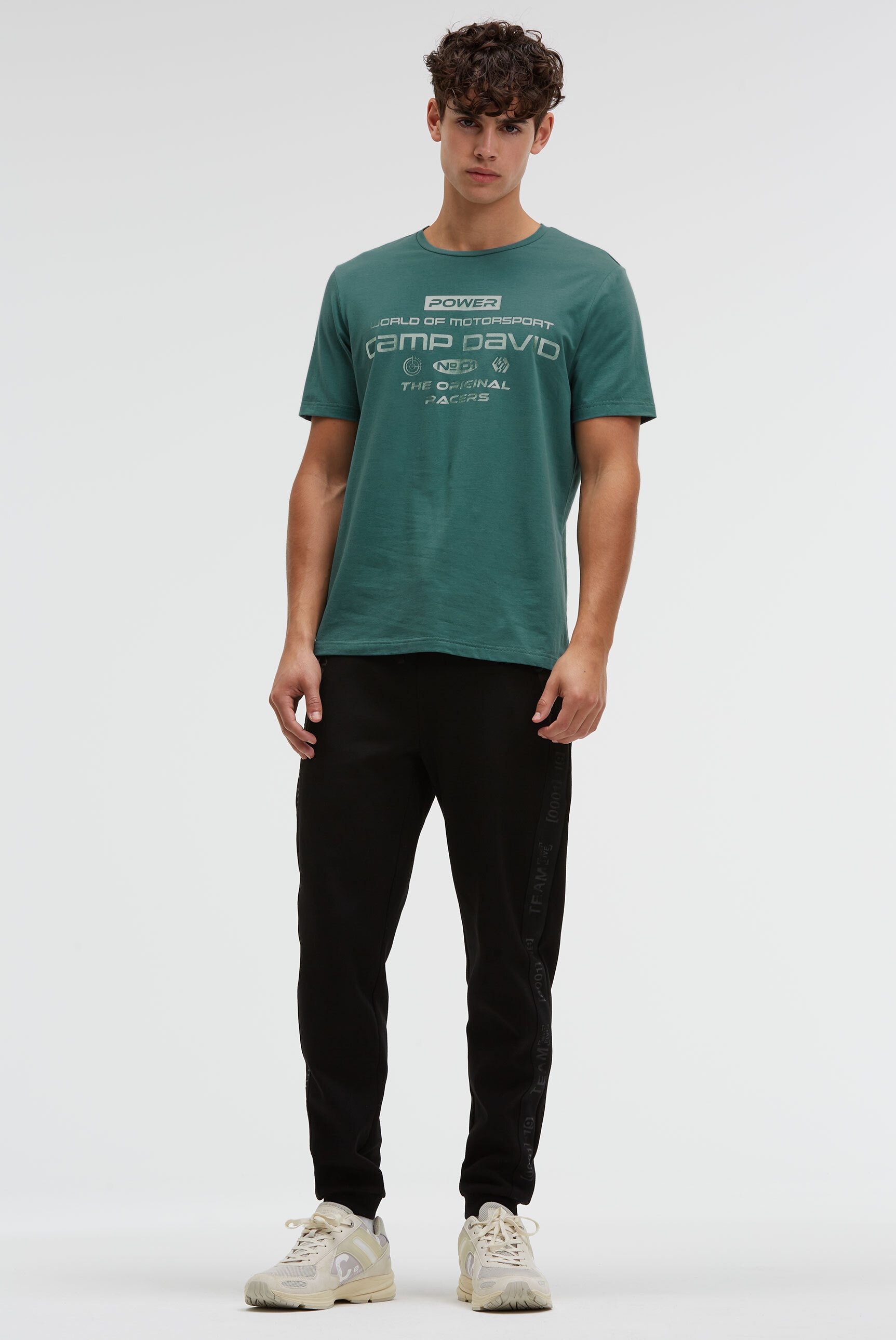 CAMP DAVID Rundhalsshirt mit Baumwolle