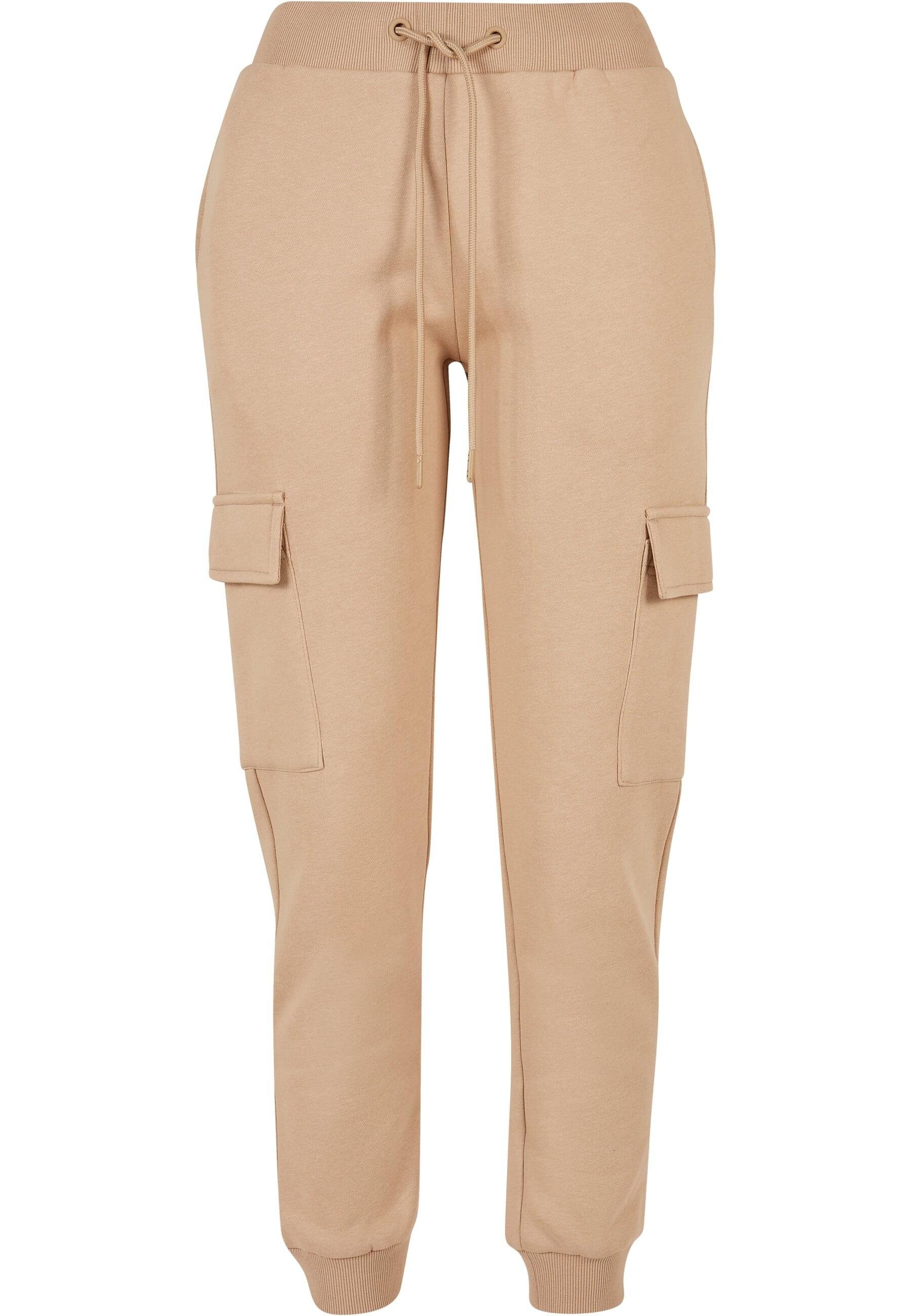 URBAN CLASSICS Stoffhose "Urban Classics Damen Ladies Cargo Sweat Pants", (1 tlg.)