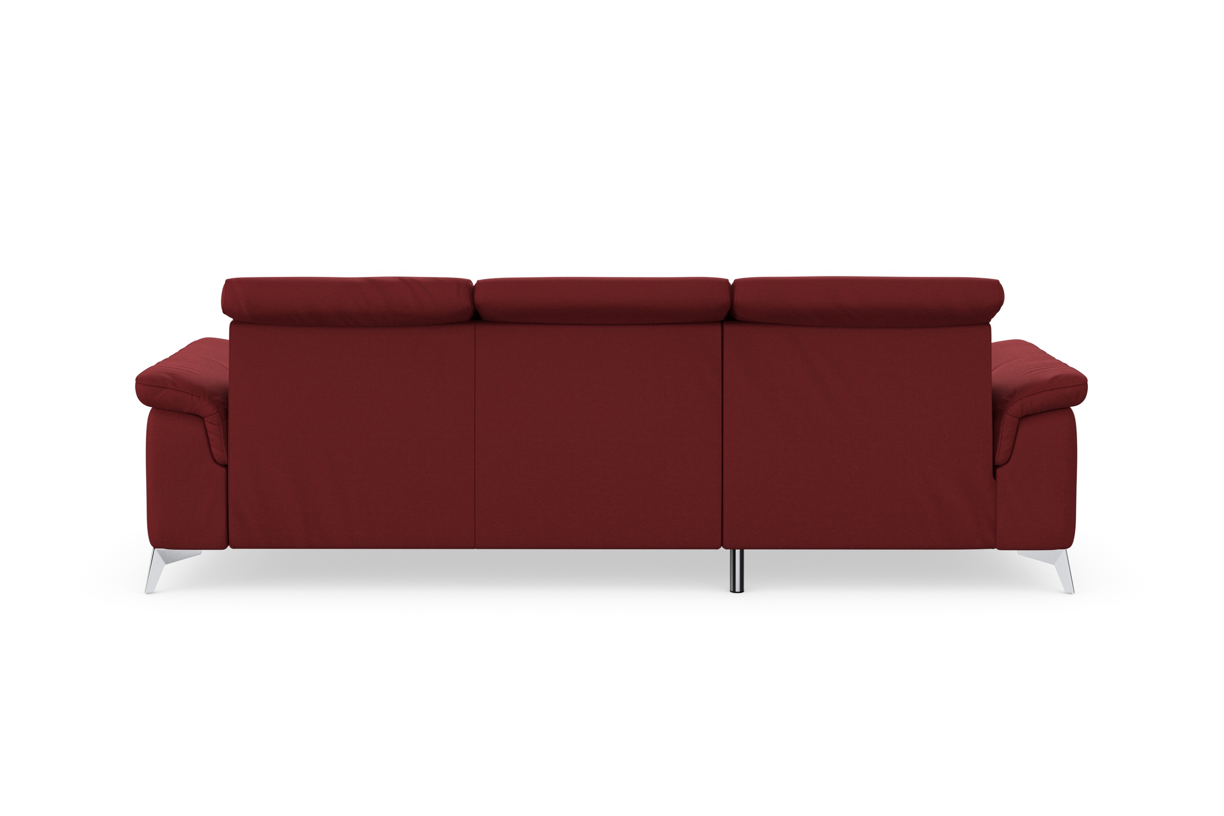 Ecksofa SIT & MORE "Sinatra L-Form", rot (bordeaux), B:258cm H:85cm T:170cm, 100% Polyester, Sofas, Ecksofa, mit Recamiere, optinal mit Kopfteilverstellung und Armteilfunktion 6