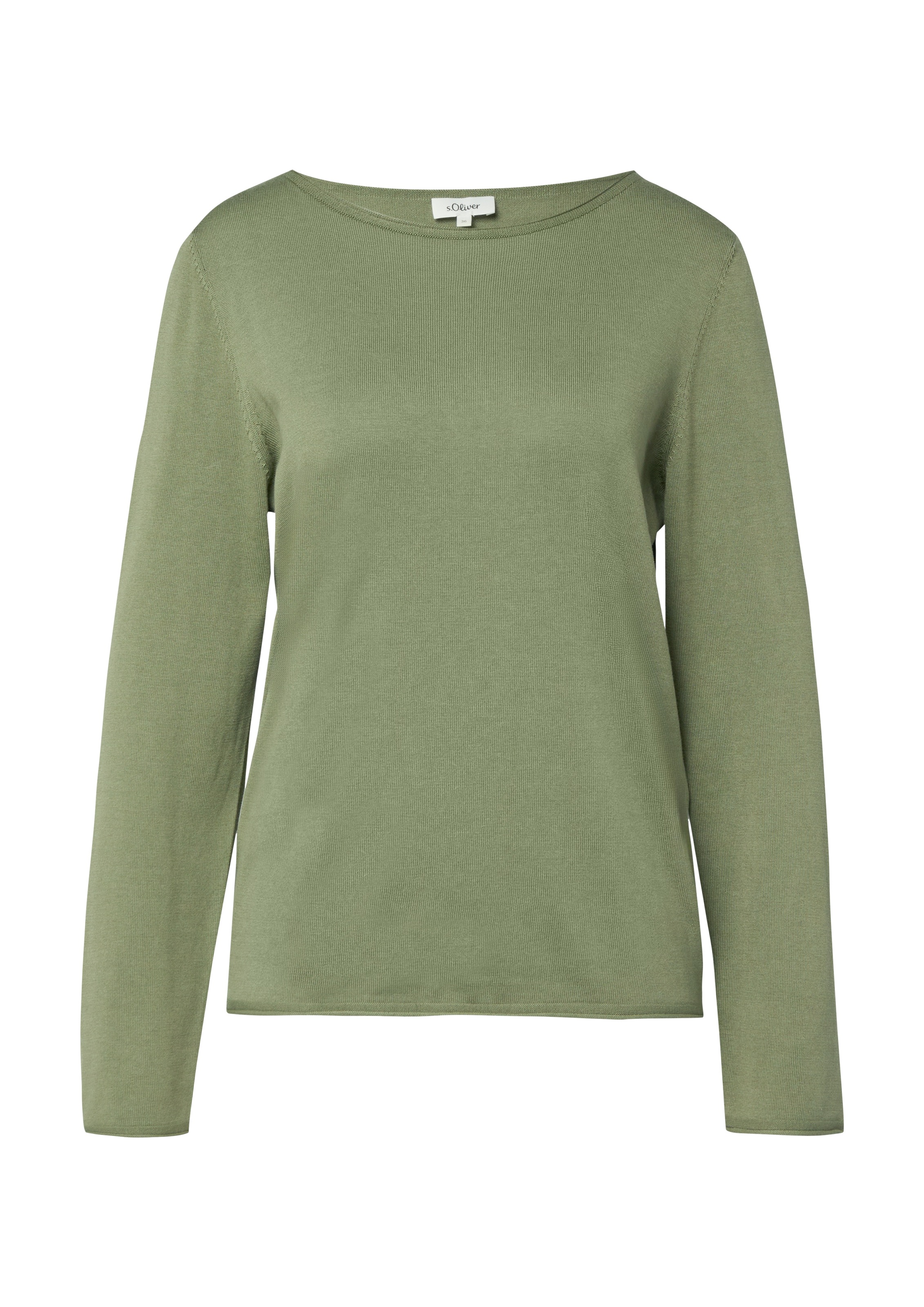 Thumbnail - s.Oliver Strickpullover mit U-Boot-Ausschnitt