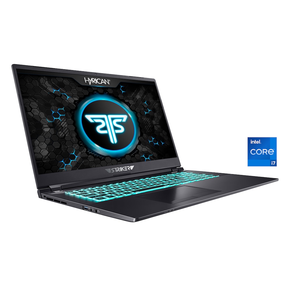 Hyrican Gaming-Notebook »Striker 1656«, 39,62 cm, / 15,6 Zoll, Intel, Core i7, GeForce RTX 3070, 1000 GB SSD, Intel Core i7-11800H, 16 GB RAM, 240 Hz, Windows 11