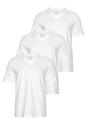 Man's World V-Shirt, (Packung, 3 tlg., 3er-Pack), perfekt als Unterzieh T-shirt kaufen