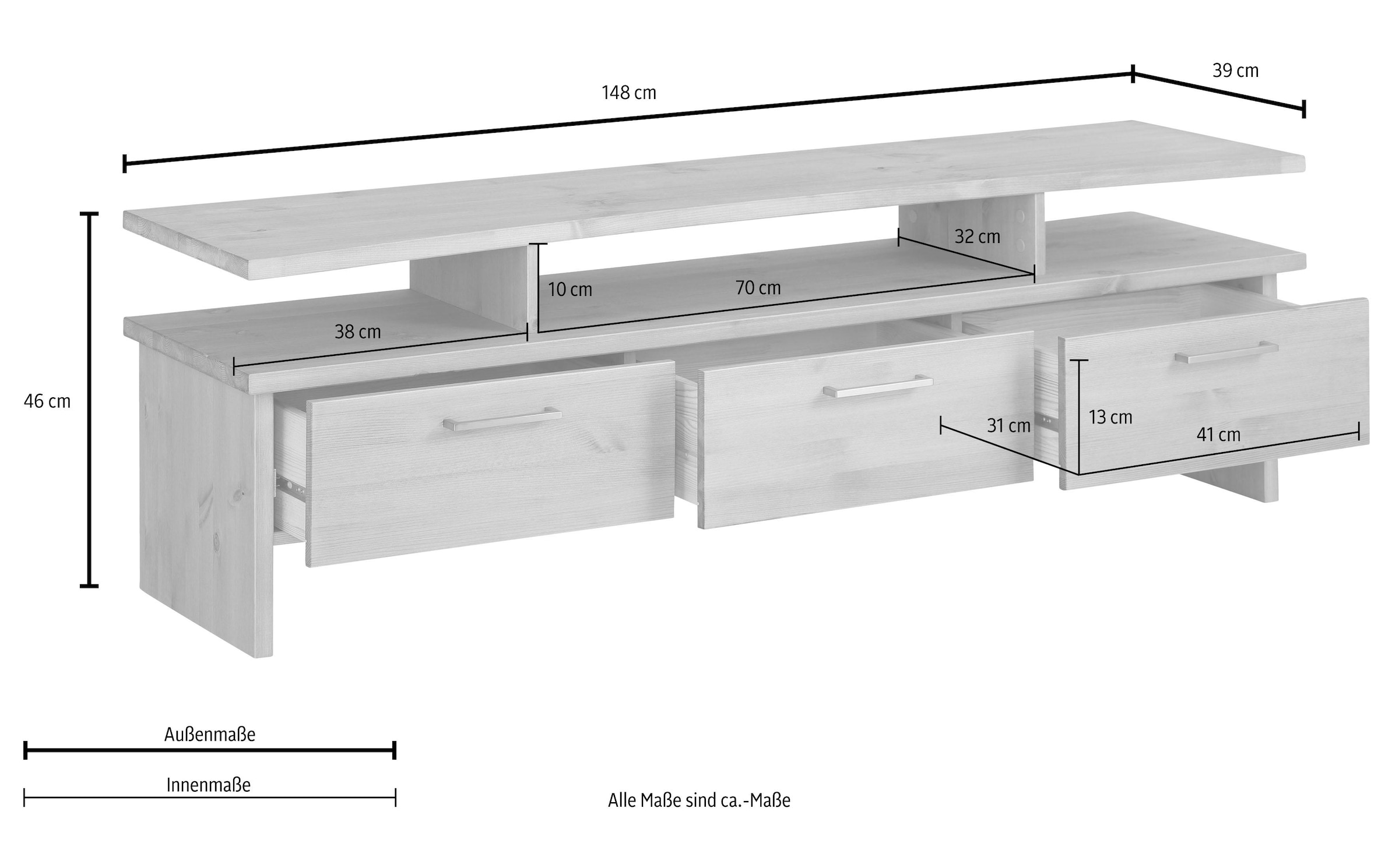 Home affaire TV-Board »Ixo«, Breite 148 cm