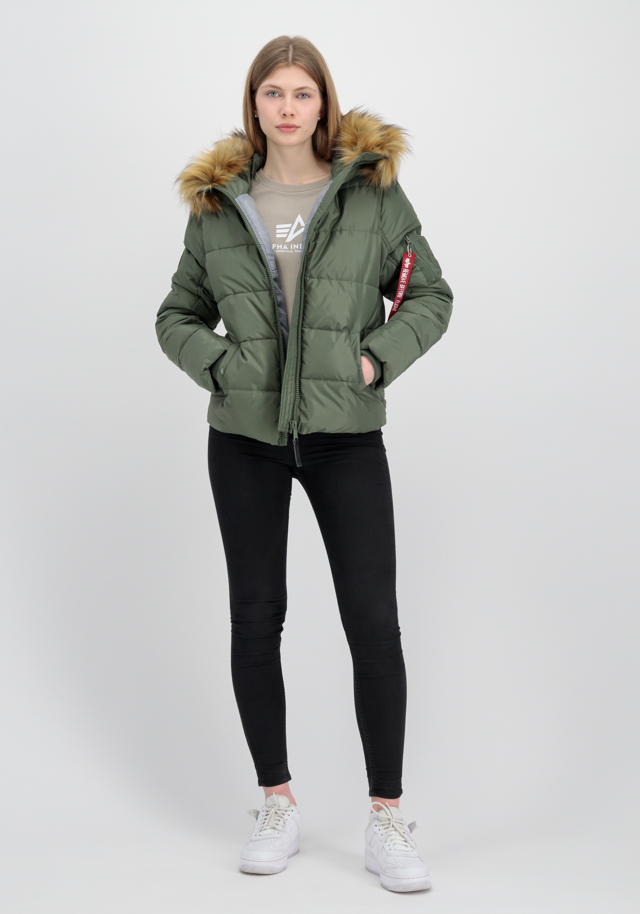 Thumbnail - Alpha Industries Winterjacke "Hooded Puffer Alpha Women"