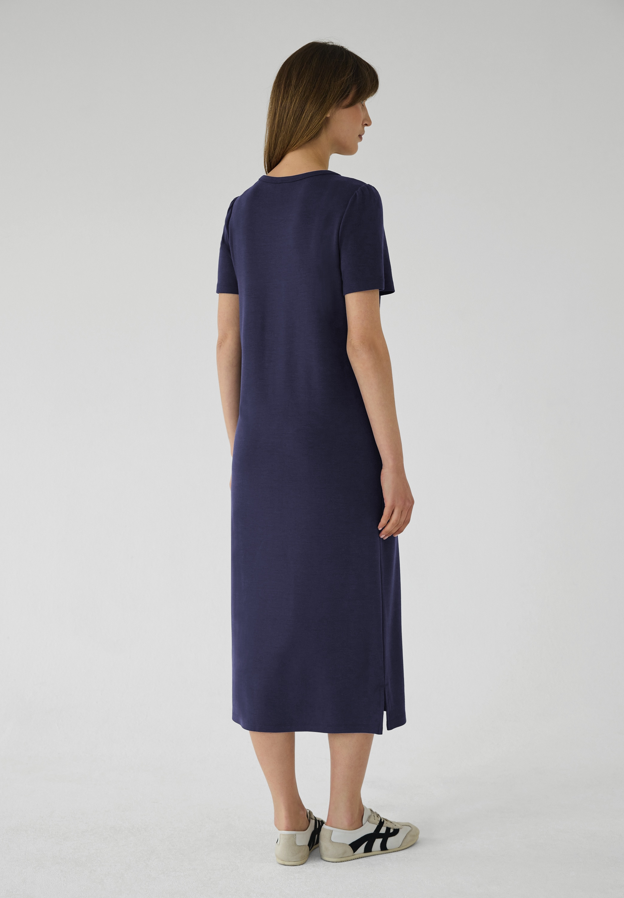 STREET ONE STUDIO Midikleid Ohne Taschen in Unifarbe
