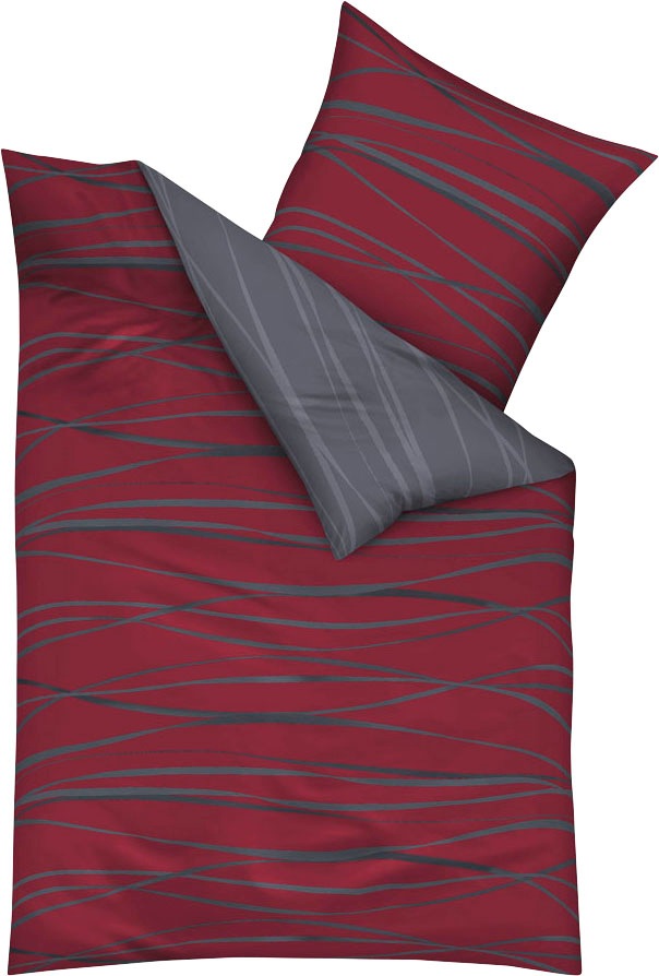 Kaeppel Wendebettwäsche "Motion" 2 Stk. tlg. Mit feinen Wellenlinien günstig online kaufen