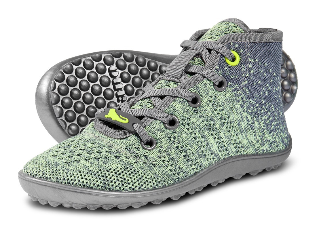 Leguano Barfußschuh »leguanito go«, Schnürer, High-Top-Sneaker mit biegsamer LIFOLIT®Sohle