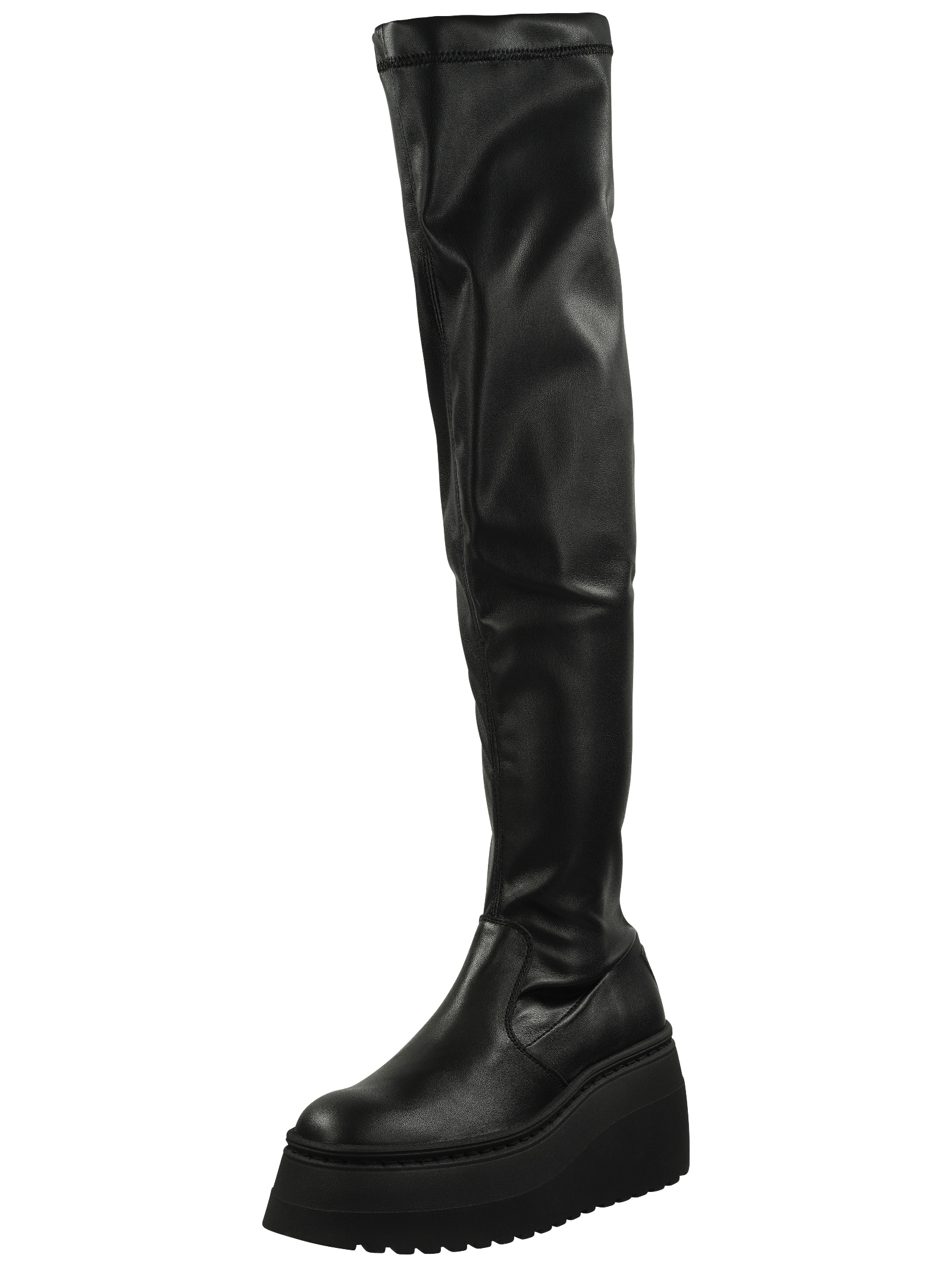 STEVE MADDEN Overkneestiefel "STEVE MADDEN Stiefel Leder/Textil" günstig online kaufen
