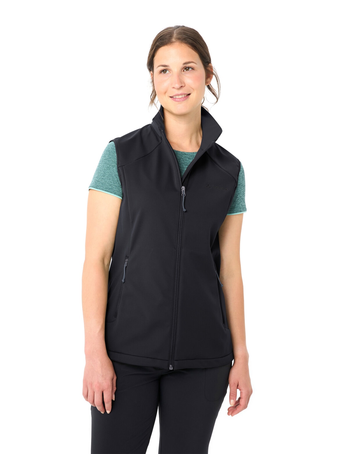 VAUDE Softshellweste "Womens Everhike Softshell Vest" windabweisend, wasserabweisende Oberfläche, wärmeisolierend