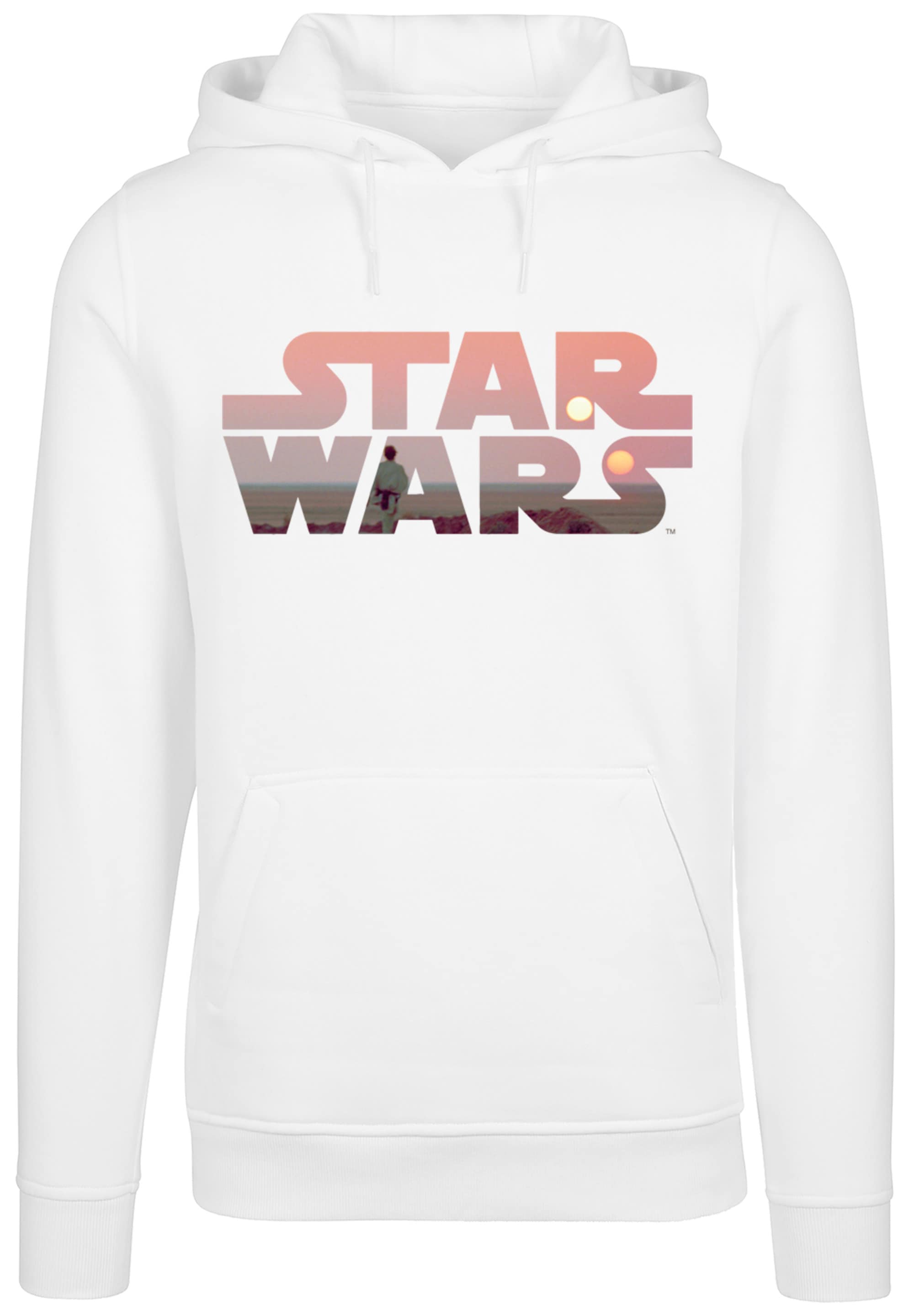 F4NT4STIC Rundhalspullover "F4NT4STIC Herren Star Wars Tatooine Logo with Heavy Hoody"