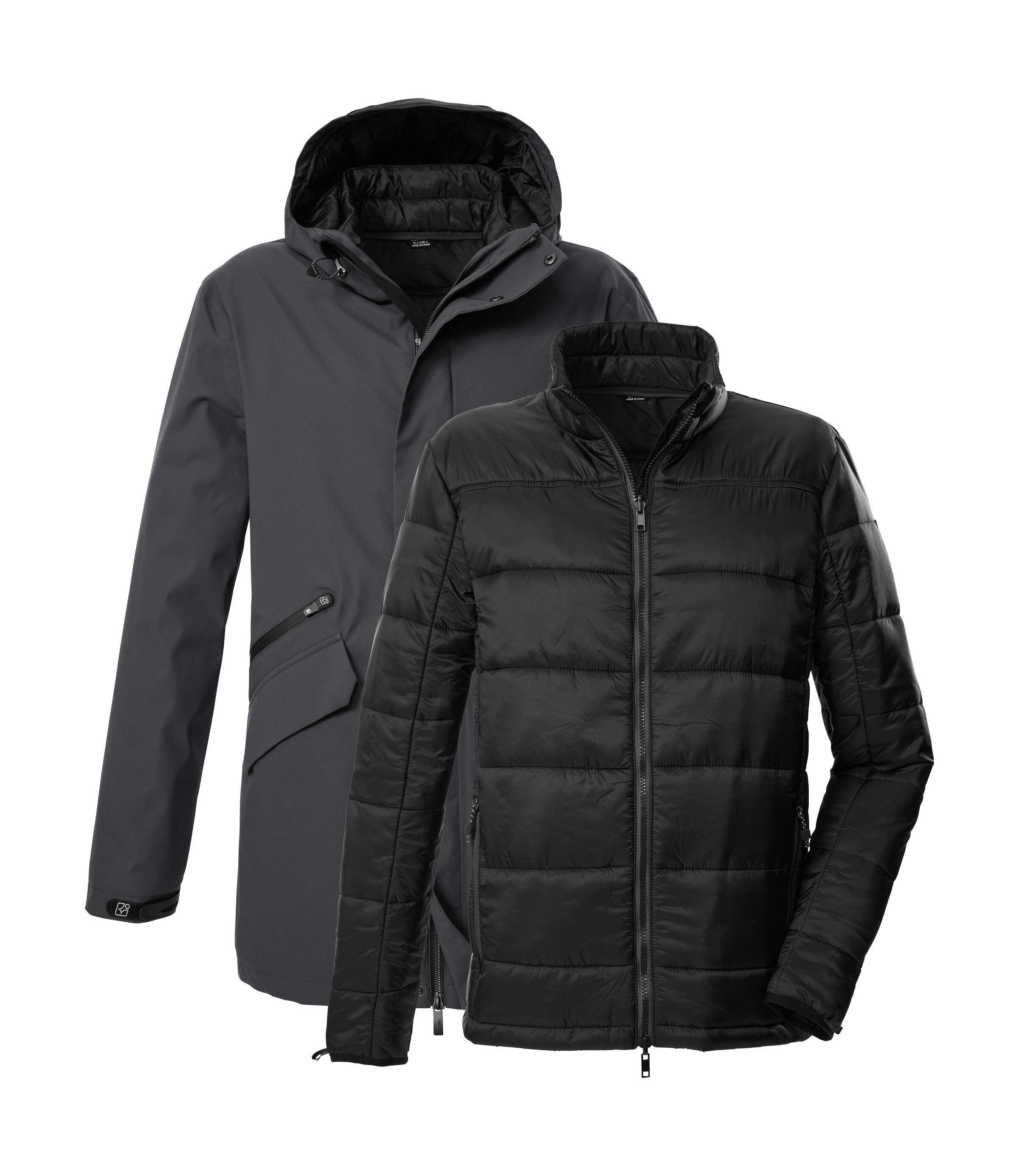Killtec 3-in-1-Funktionsjacke "KOW 94 MN PRK" 3 in 1 Parka: wasserdicht, at günstig online kaufen
