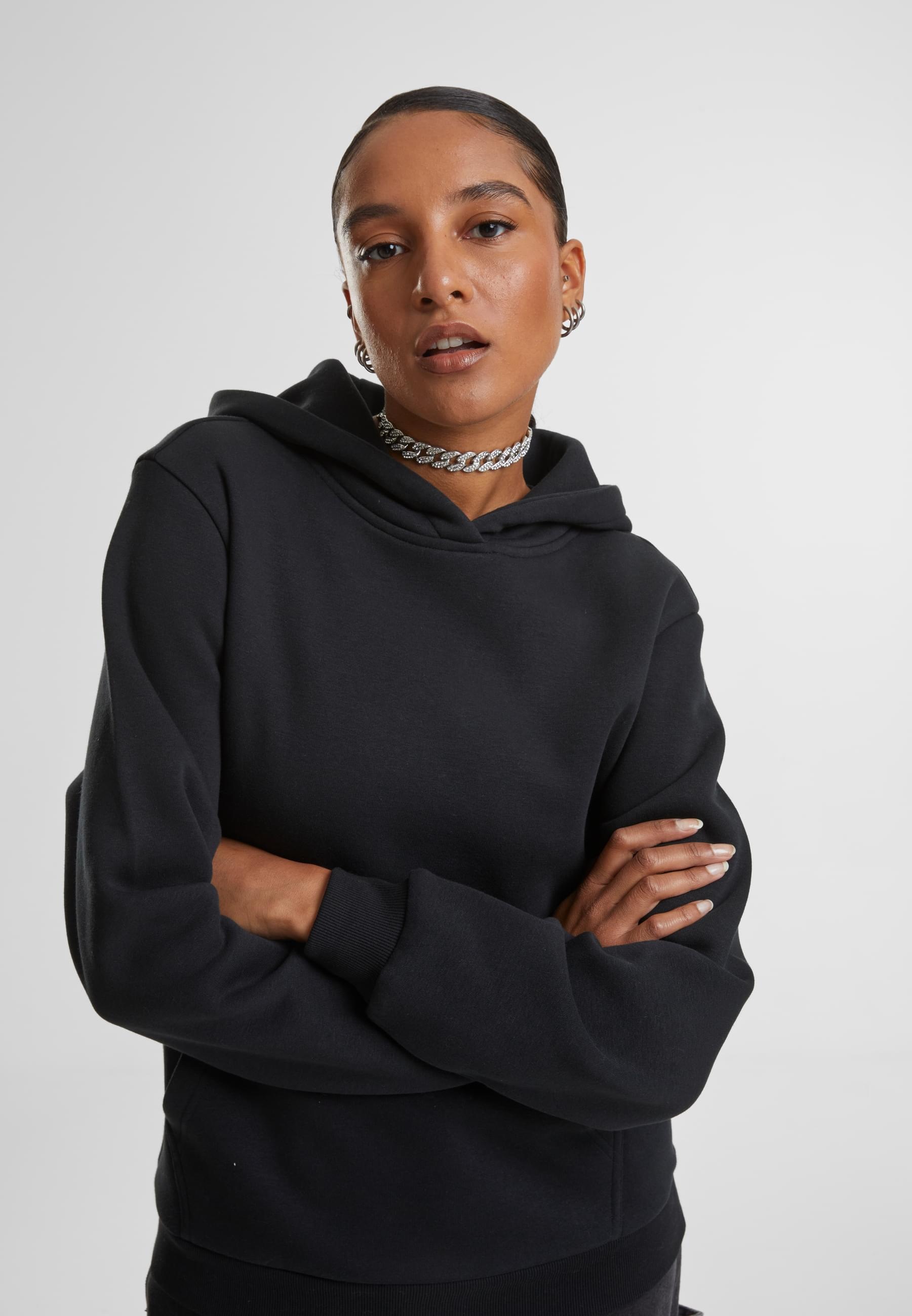 URBAN CLASSICS Kapuzenpullover »Urban Classics Ladies Fluffy Hoody«, (1 tlg.)