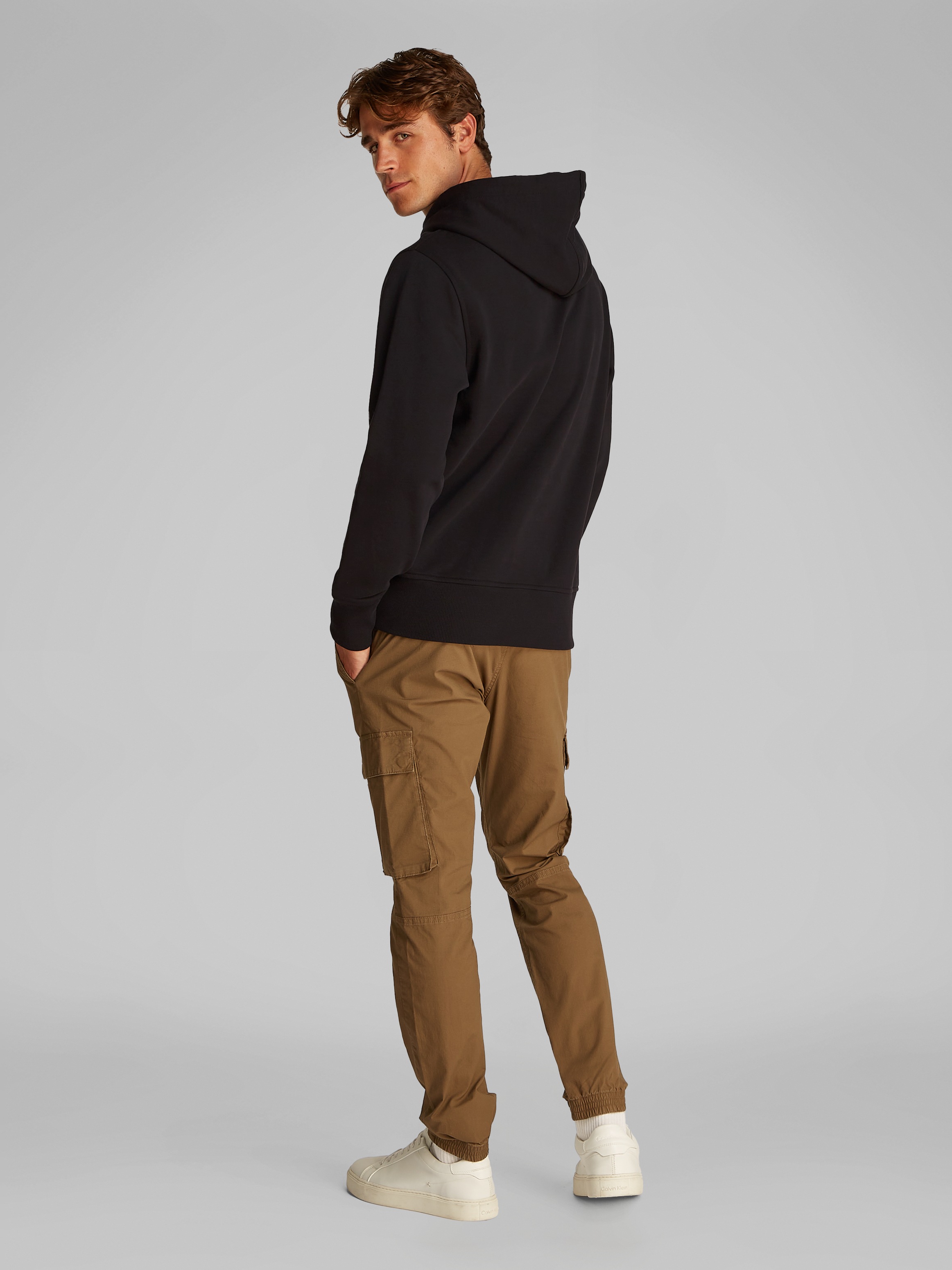 Calvin Klein Jeans Hoodie »SERIF FONT GRAPHIC HOODIE«, mit großem Logodruck