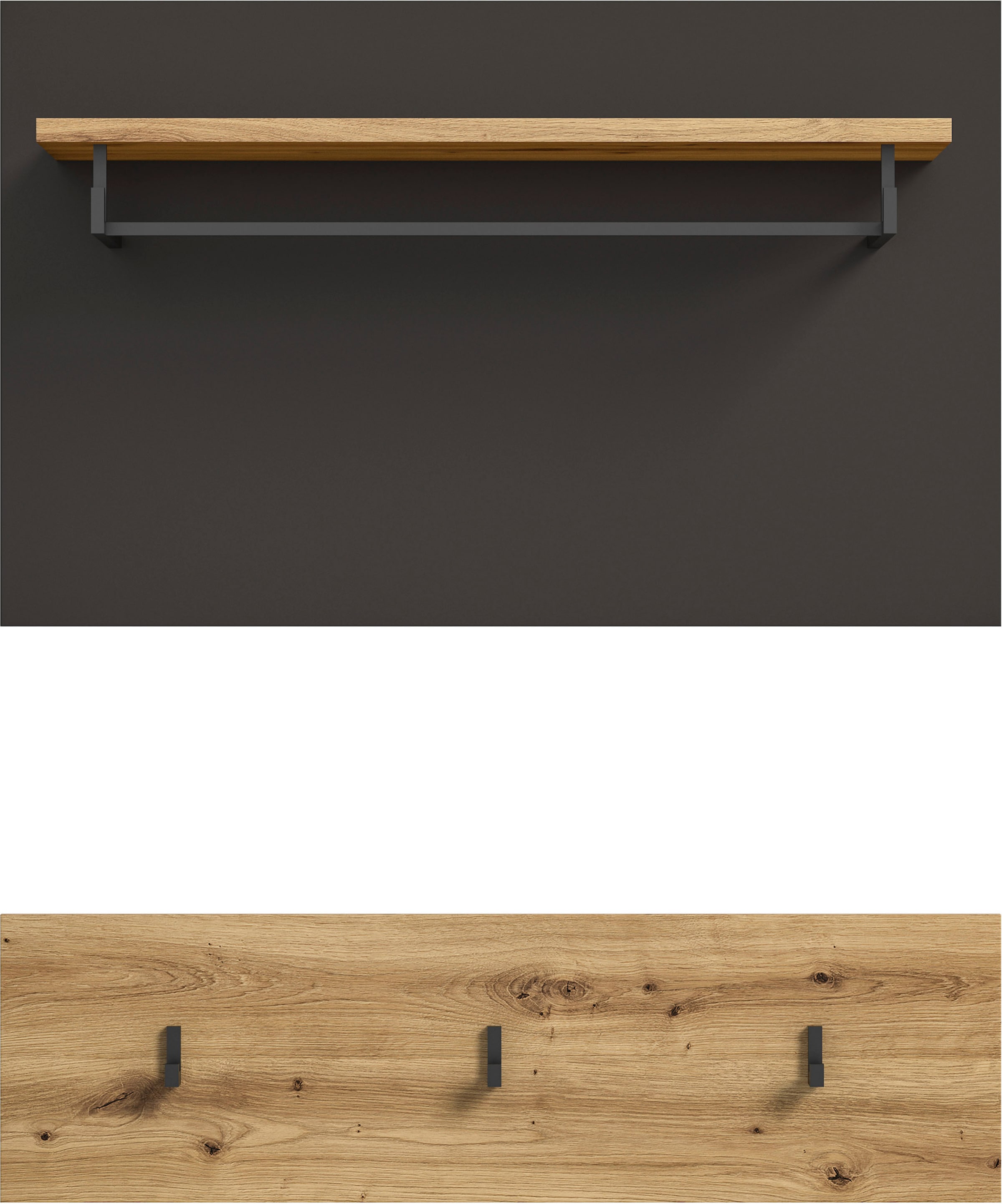 Home affaire Garderobenpaneel "REHAT, TOPSELLER, 2-teilig, bestehend aus: P günstig online kaufen