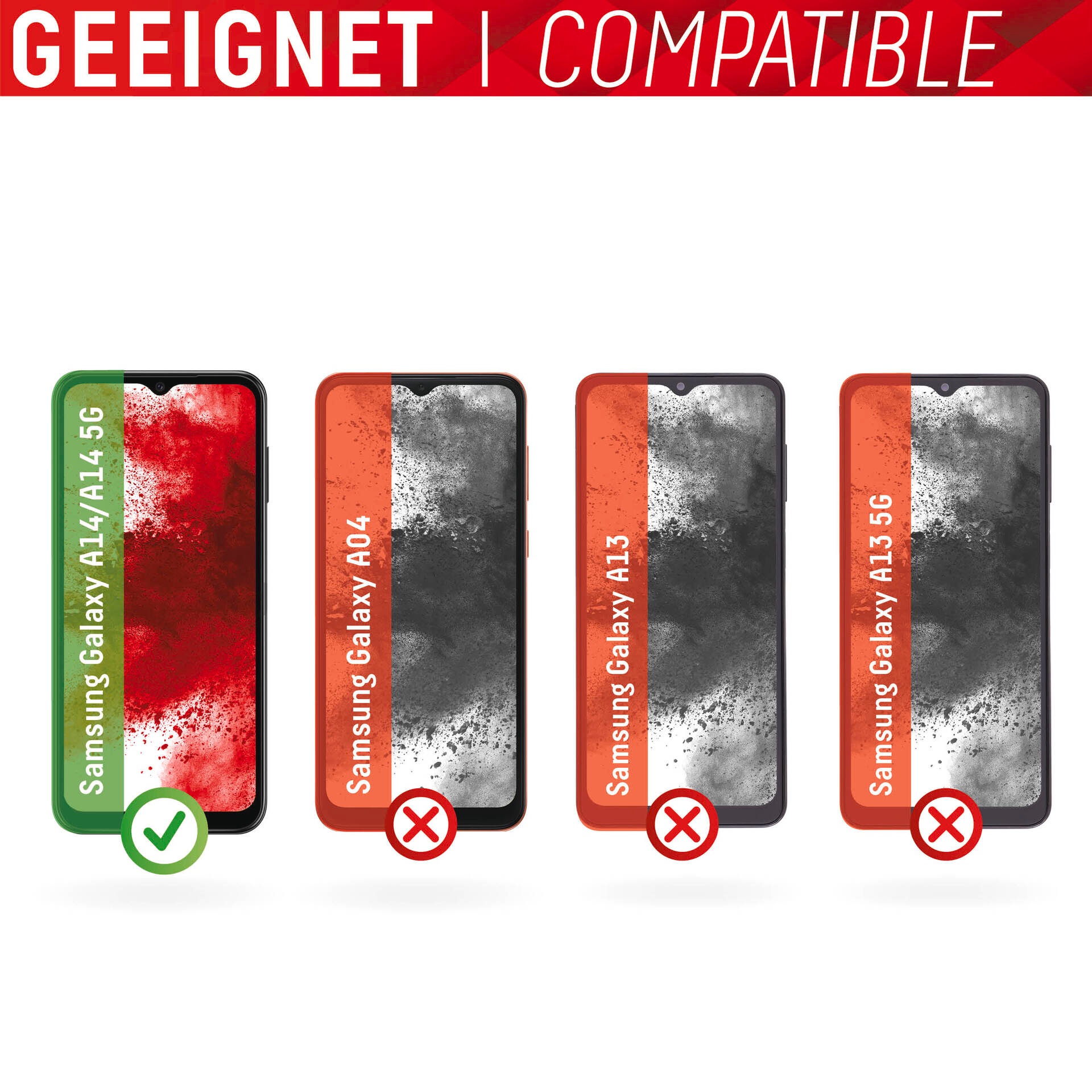 Displex Displayschutzfolie »Real Glass Samsung Galaxy A14 5G«