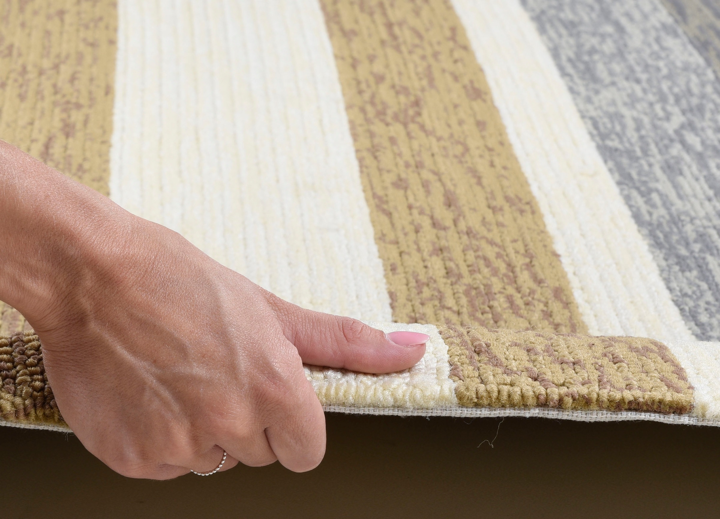 Gino Falcone Teppich »Rosetta-Stripes«, rechteckig, 20 mm Höhe, In- und Outdoor geeignet, Wohnzimmer