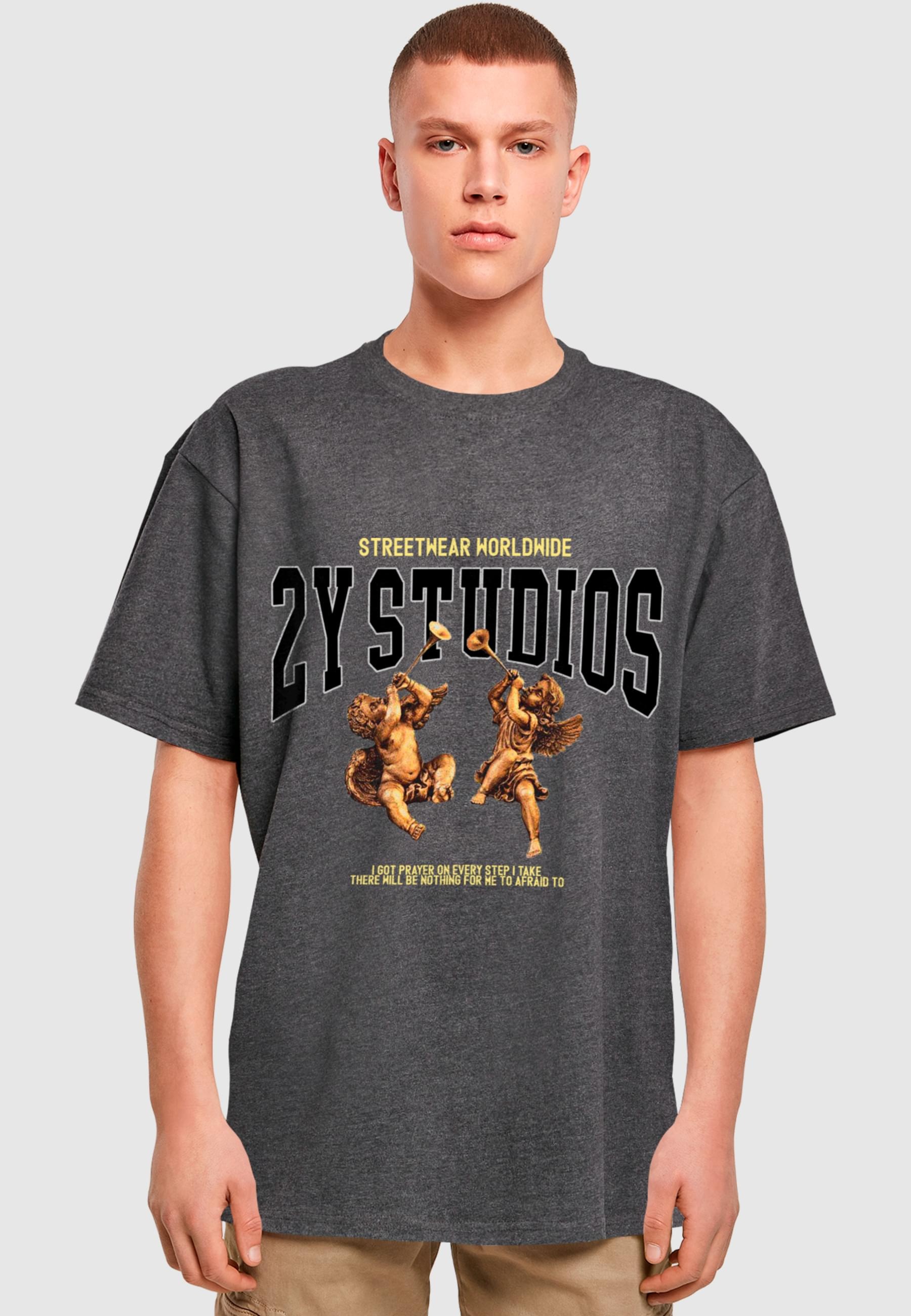 2Y Studios T-Shirt »2Y Studios Herren ANGELS TEE«, (1 tlg.)