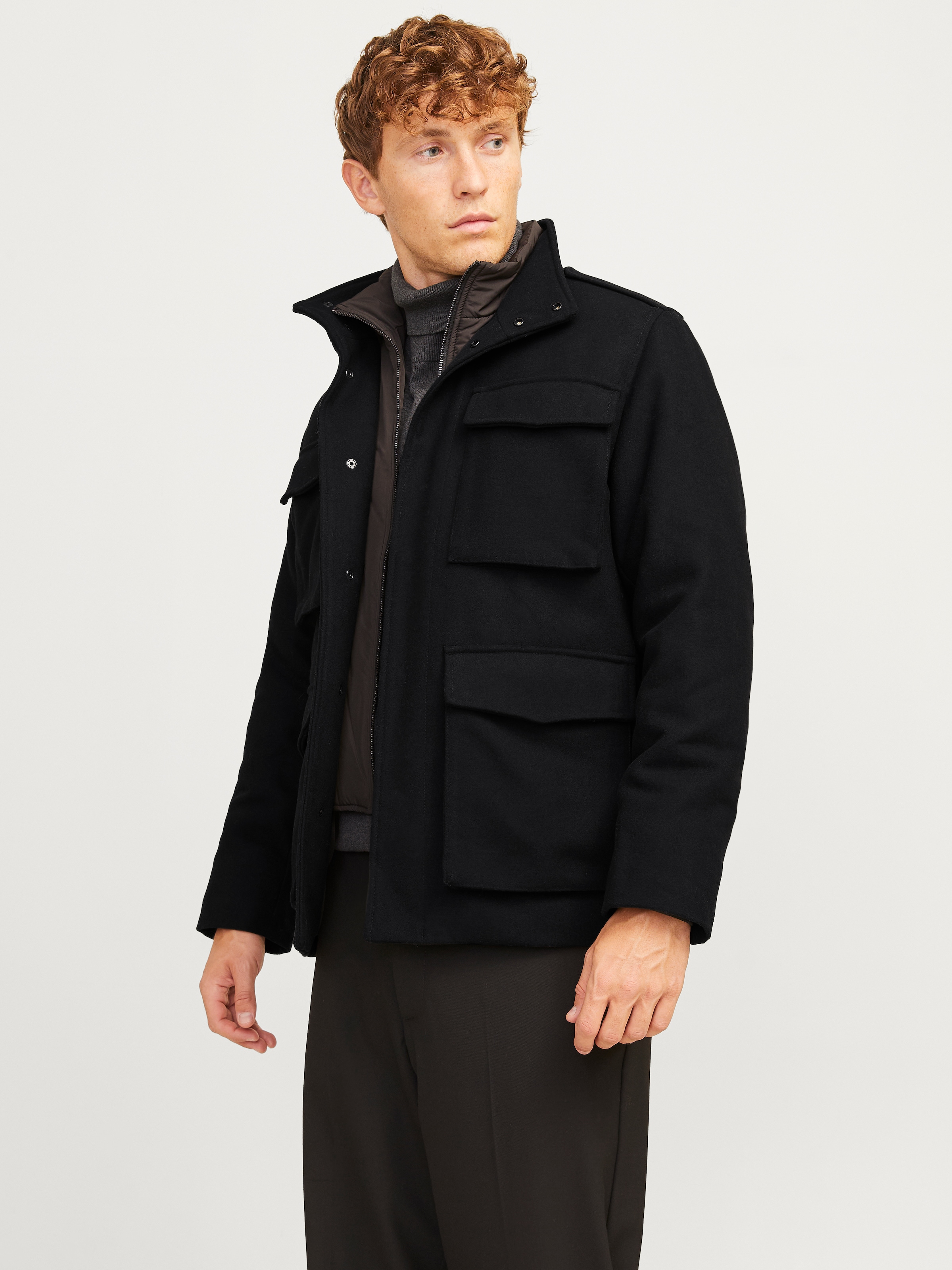 Jack & Jones Wolljacke »JPRCCALEX WOOL BLEND FIELD JACKET SN«