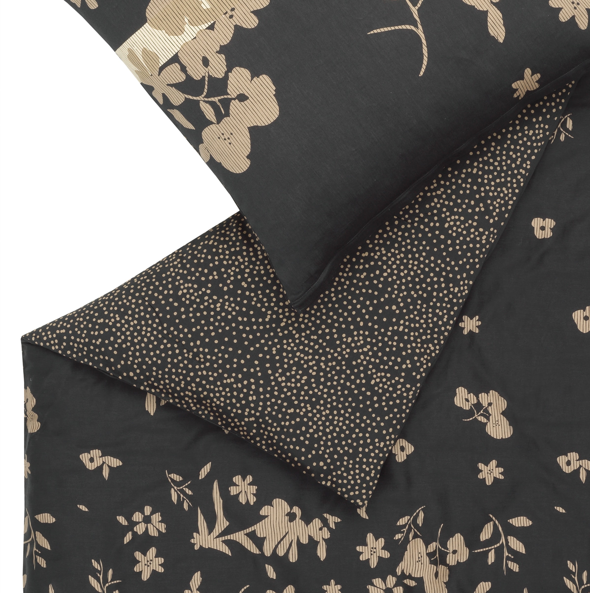 Esprit Bettwäsche »Dots and Flowers«, aus 100% Baumwolle
