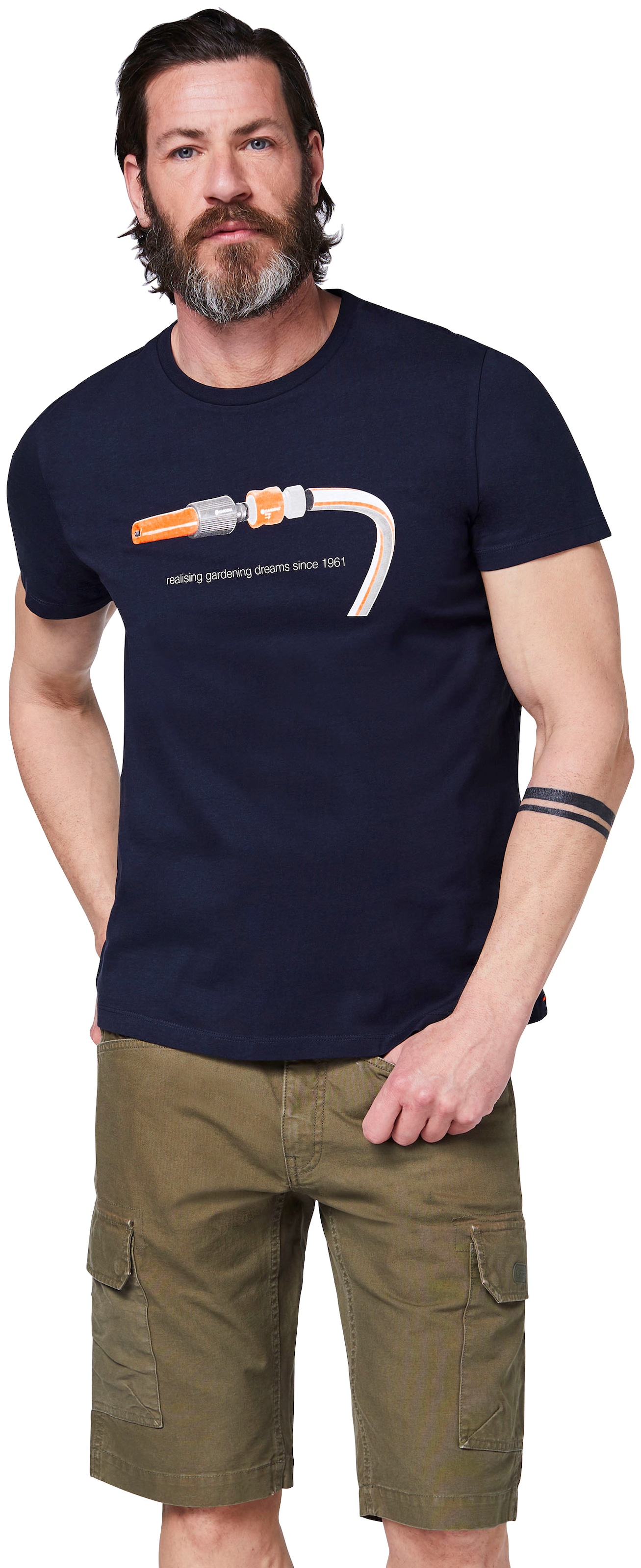 GARDENA T-Shirt »Night Sky«, mit Gardena-Logodruck