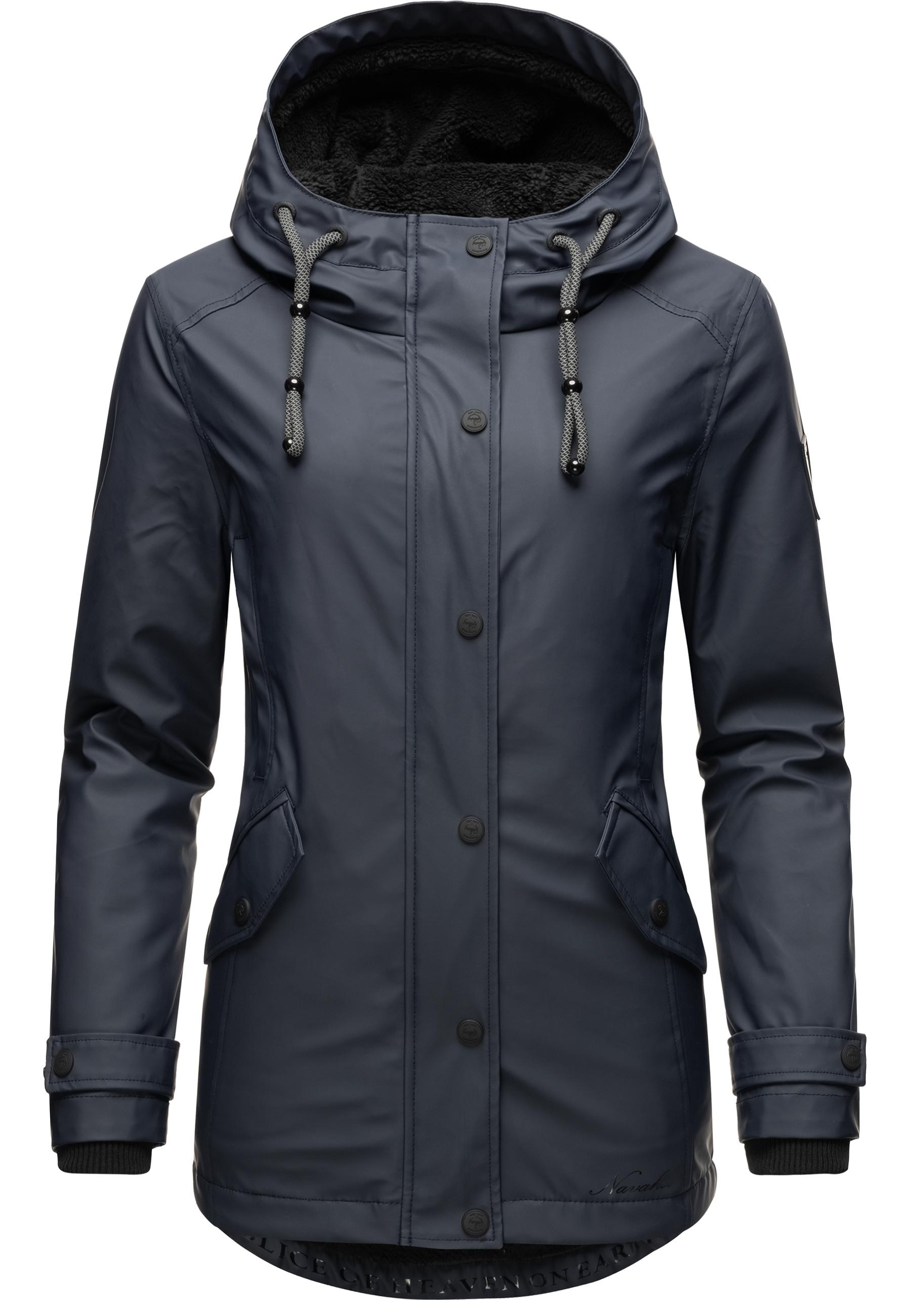 Navahoo Regenjacke "Lindraa" mitKapuze stylische wasserdichte Outdoorjacke günstig online kaufen