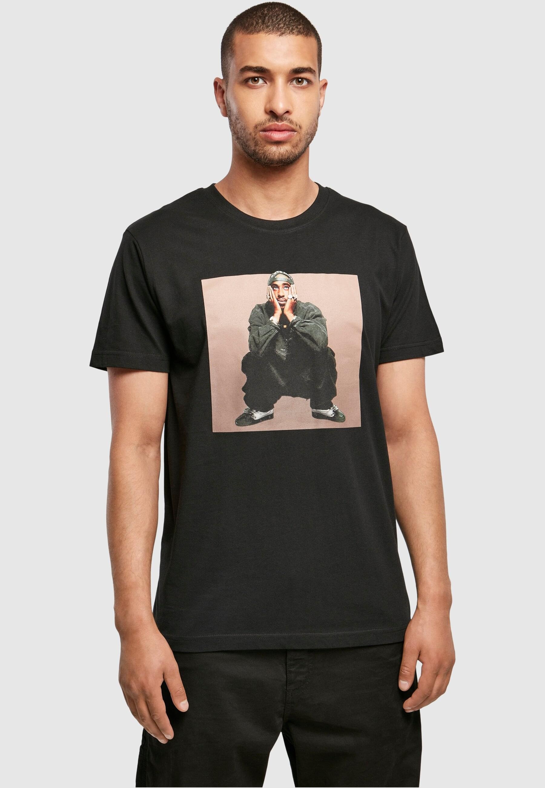 MisterTee T-Shirt »MisterTee Herren Tupac Sitting Pose Tee«, (1 tlg.)