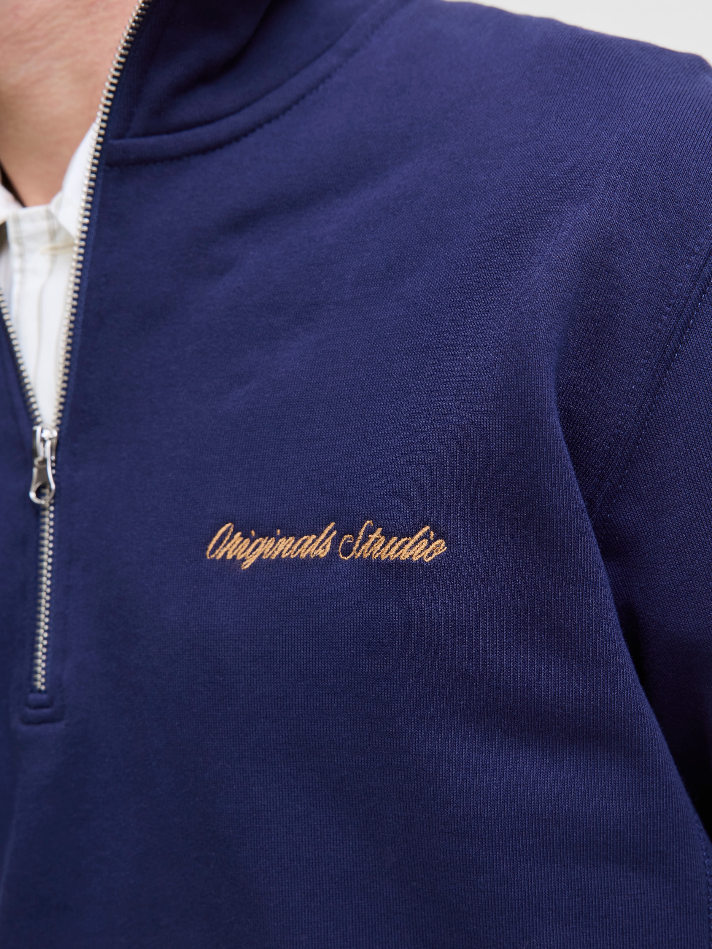 Jack & Jones Sweatshirt »JORNORREBRO EMB SWEAT HIGH NECK SN«
