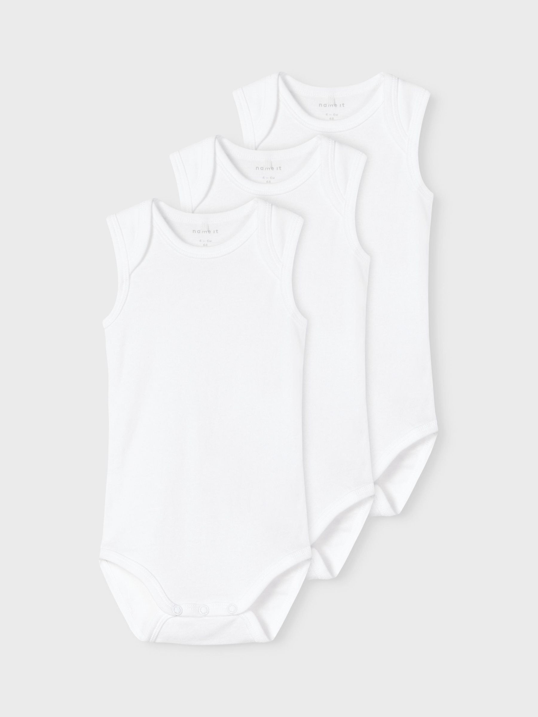 Name It Nbnbody 3P Tank Solid White 80 3
