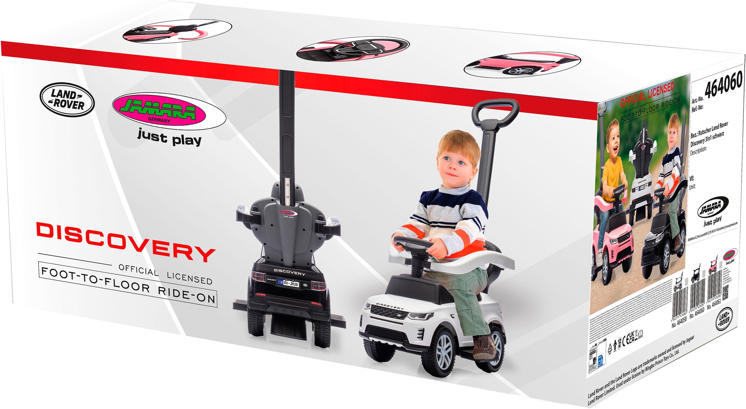 Jamara Rutscherauto »Land Rover Discovery 3in1« mit Sound