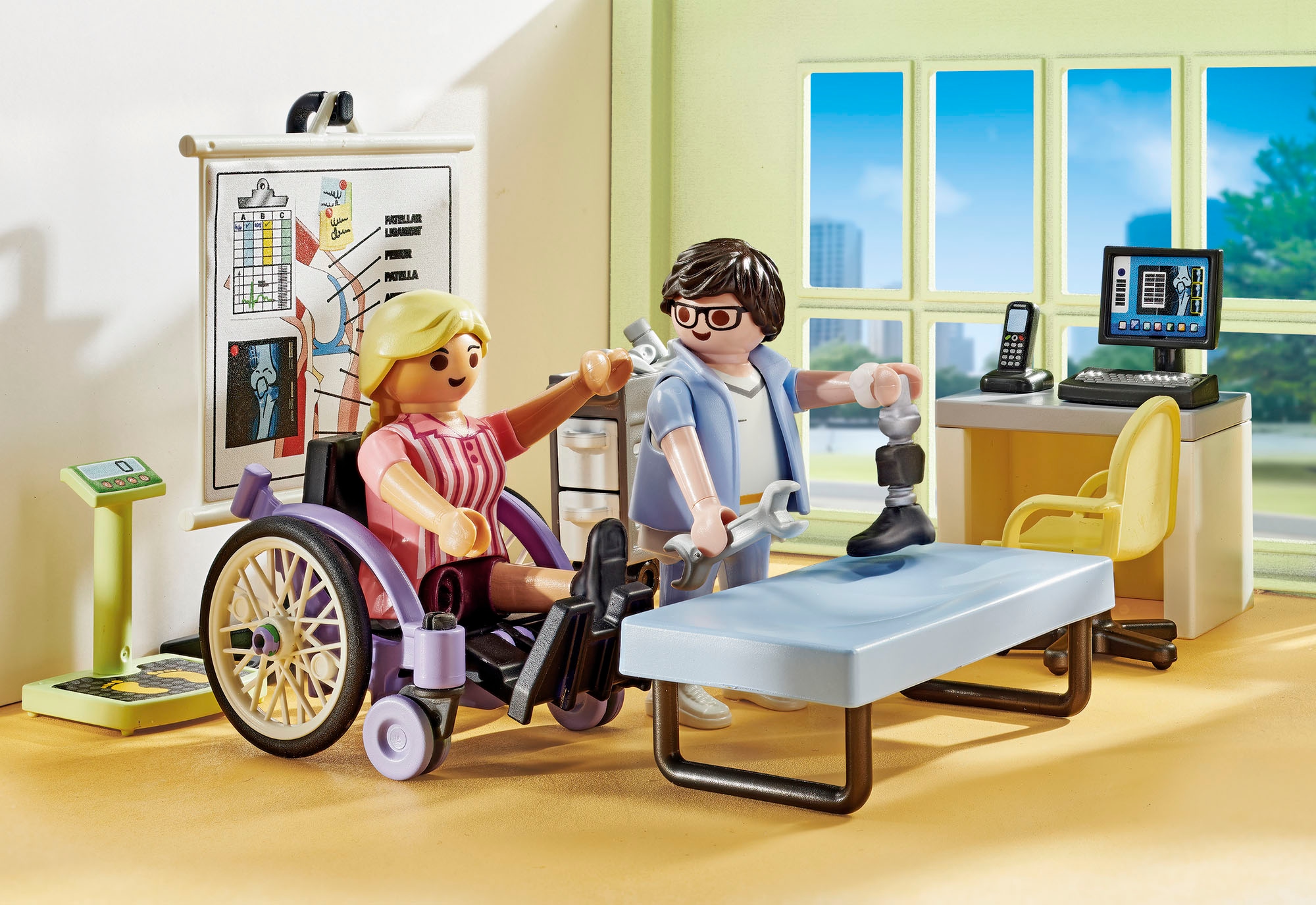 Playmobil® Konstruktions-Spielset »Orthopädie (71617), Action Heroes«, (69 St.), Made in Europe