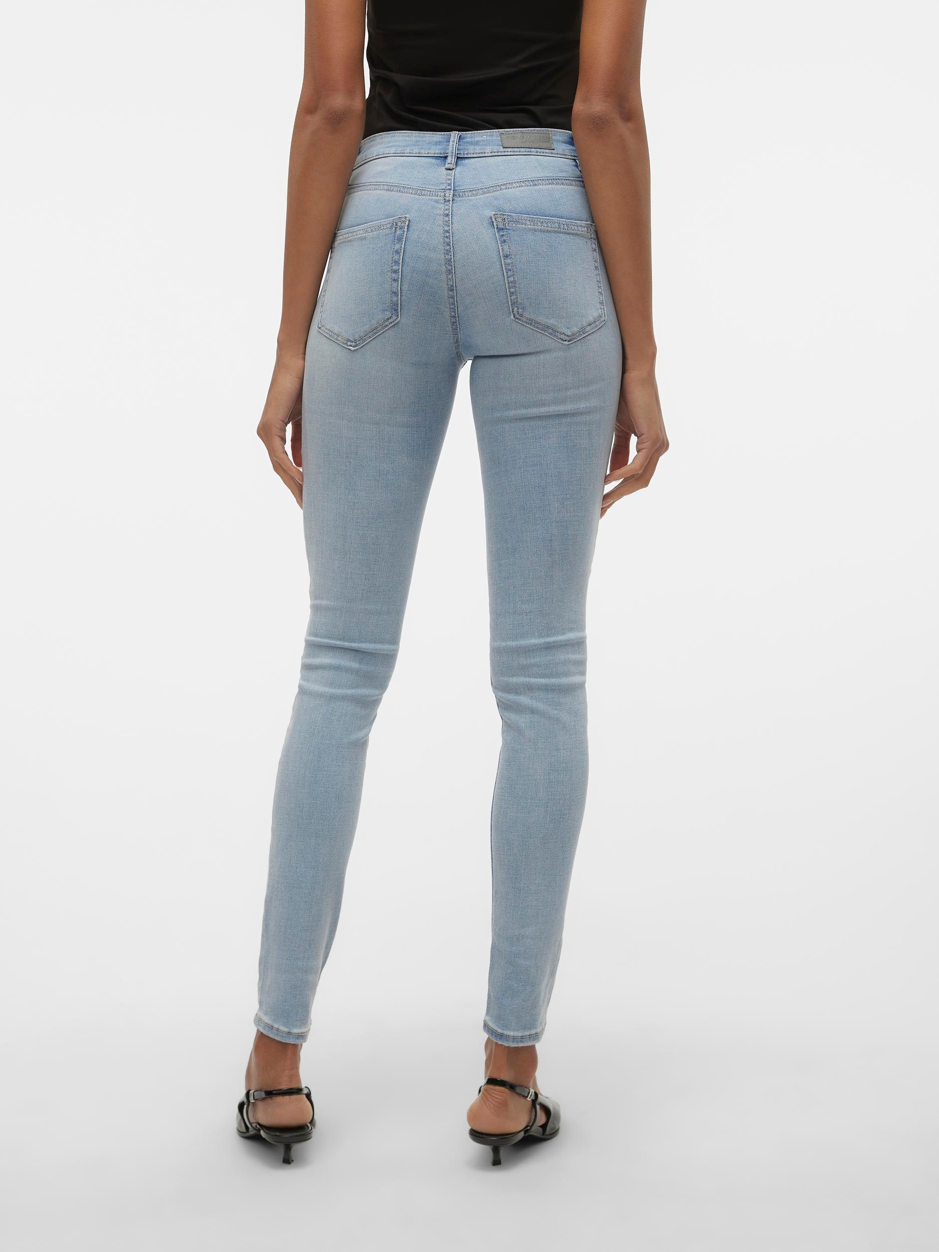 Thumbnail - Vero Moda Skinny-fit-Jeans "VMFLASH MR SKINNY JEANS LI3102 GA NOOS" Baumwollmischung mit Stretch, regular waist, skinny ...