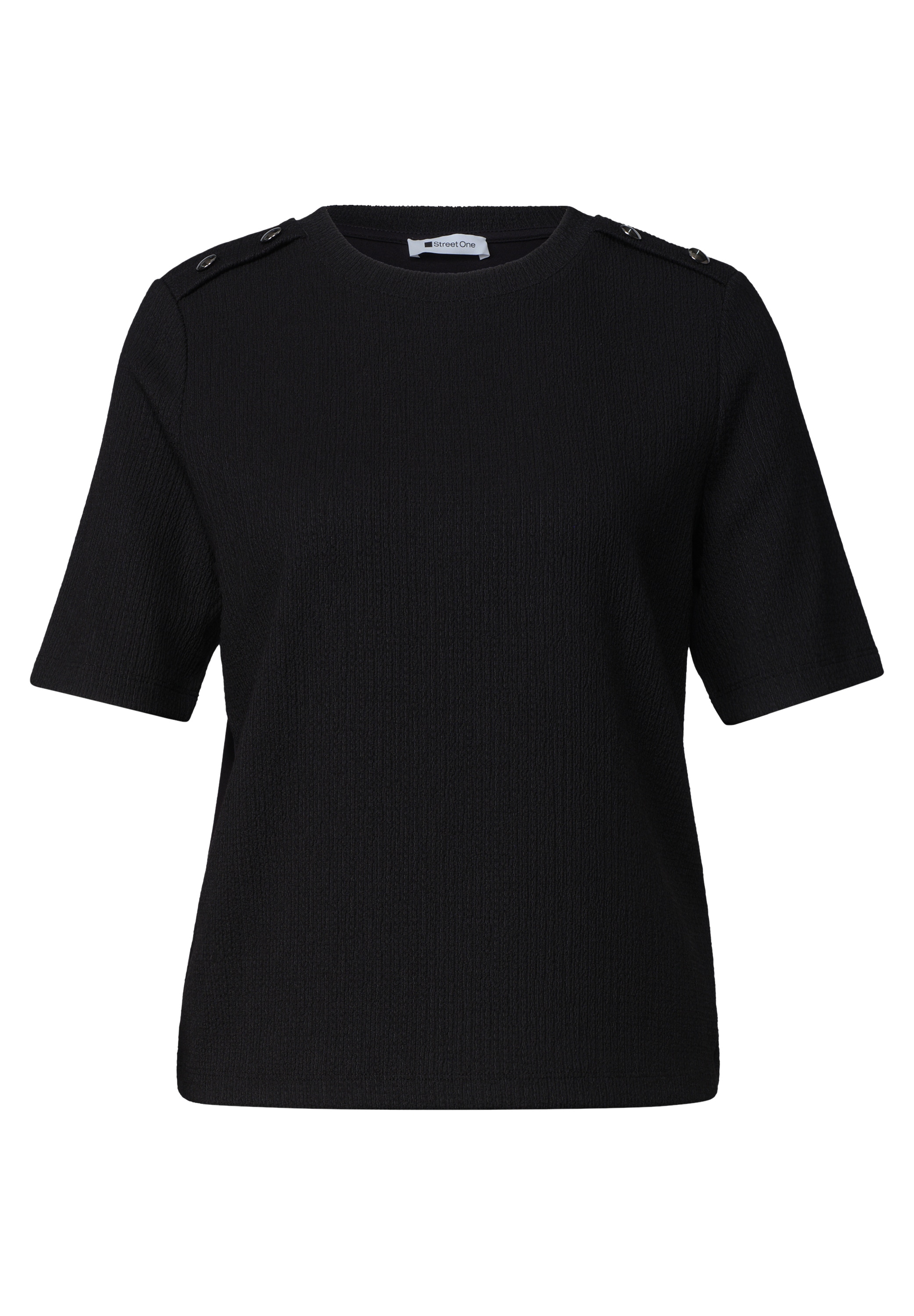 STREET ONE T-Shirt mit Strukturmix