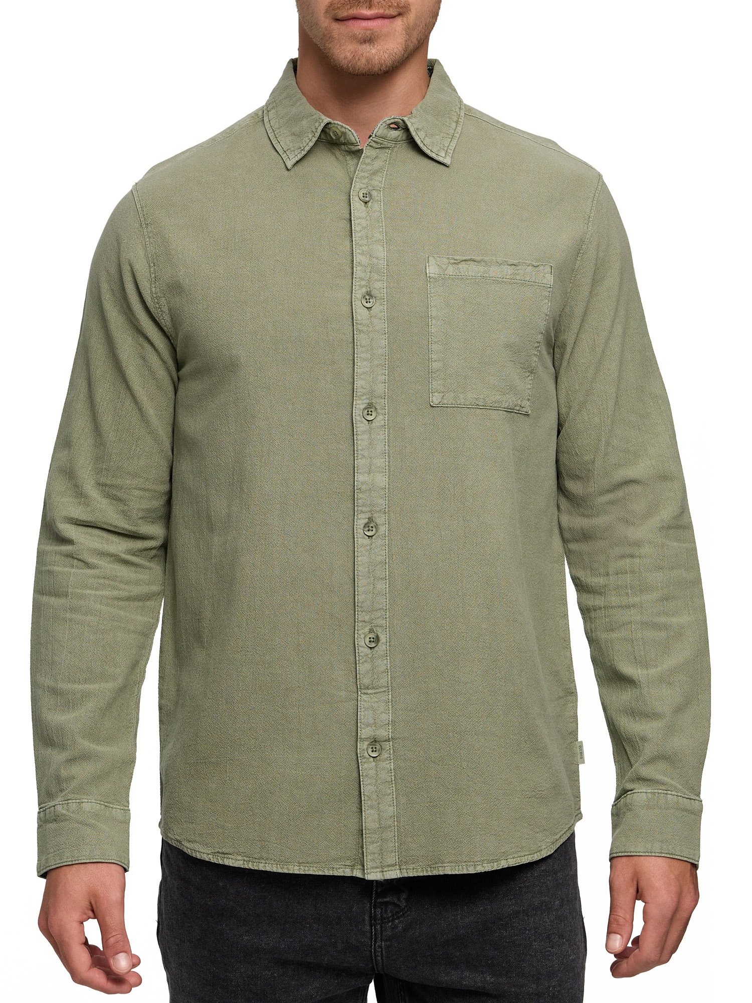 Indicode Langarmhemd "INTrypto Long Sleeve" günstig online kaufen